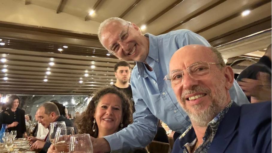 Gemeinsames Abendessen beim Referentenabend
