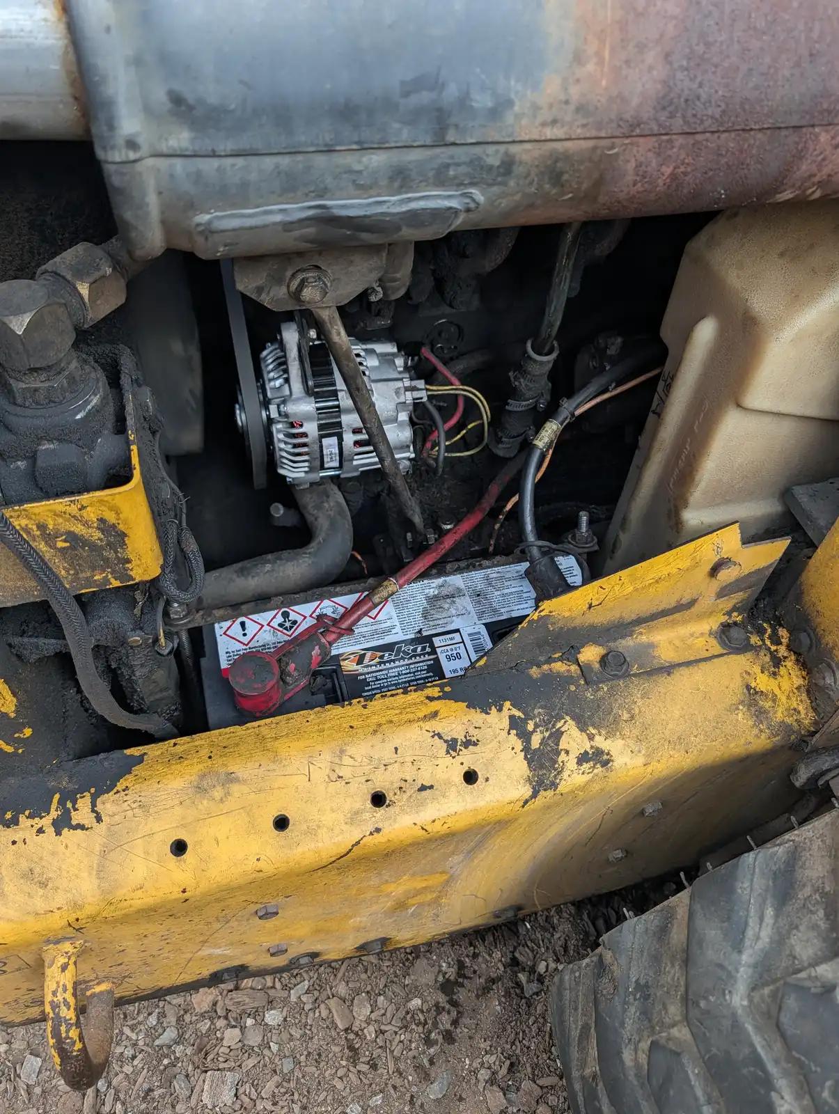 Equipment engine service during truck and heavy equipment service
