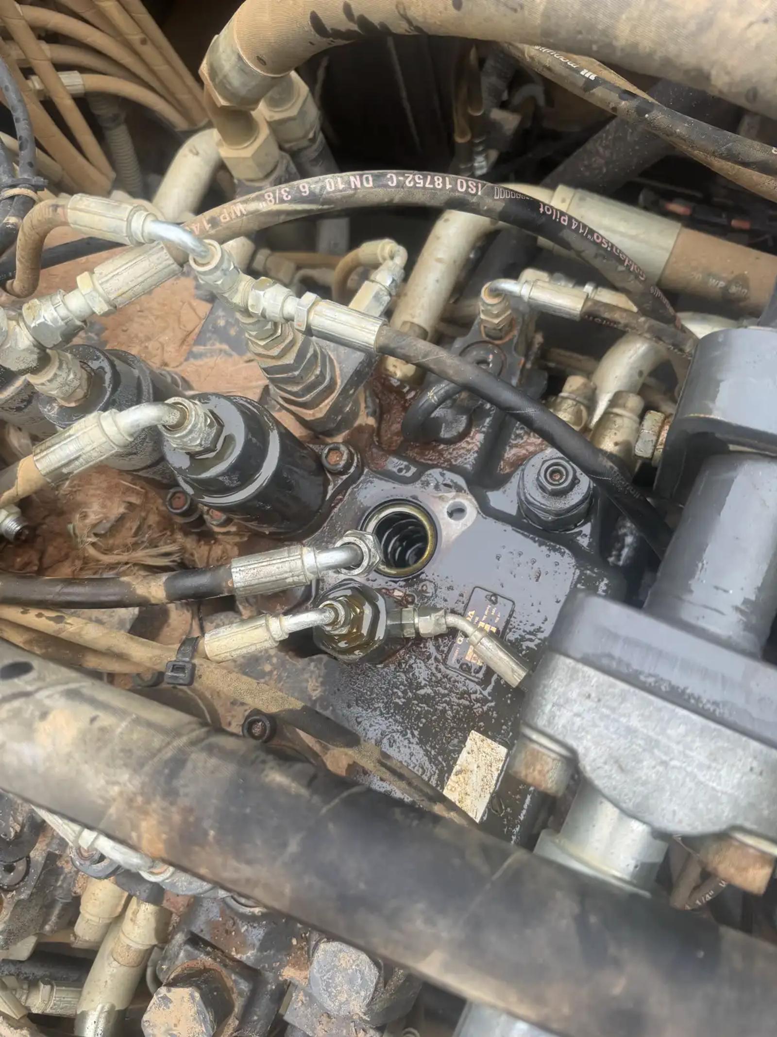 Equipment engine components during truck and heavy equipment service