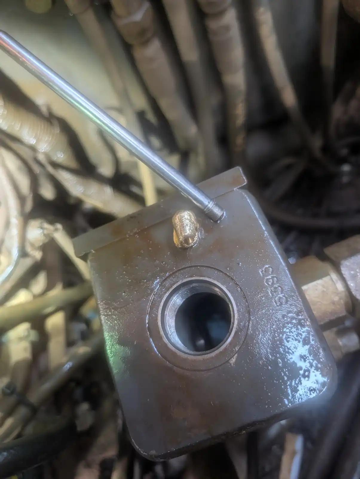 Equipment bushing inspection during truck and heavy equipment service