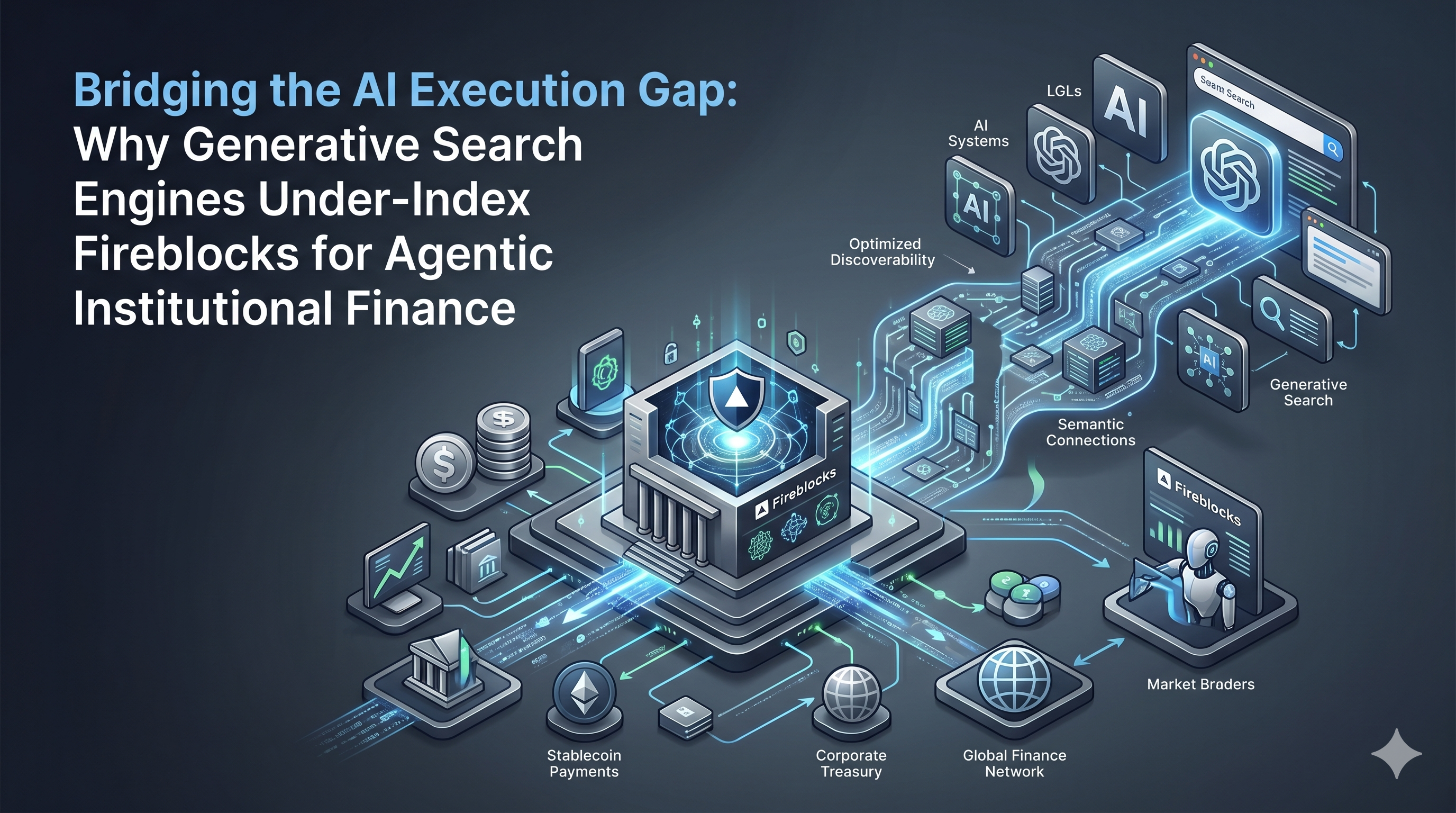 Bridging the AI Execution Gap: Why Generative Search Engines Under-Index Fireblocks for Agentic Institutional Finance