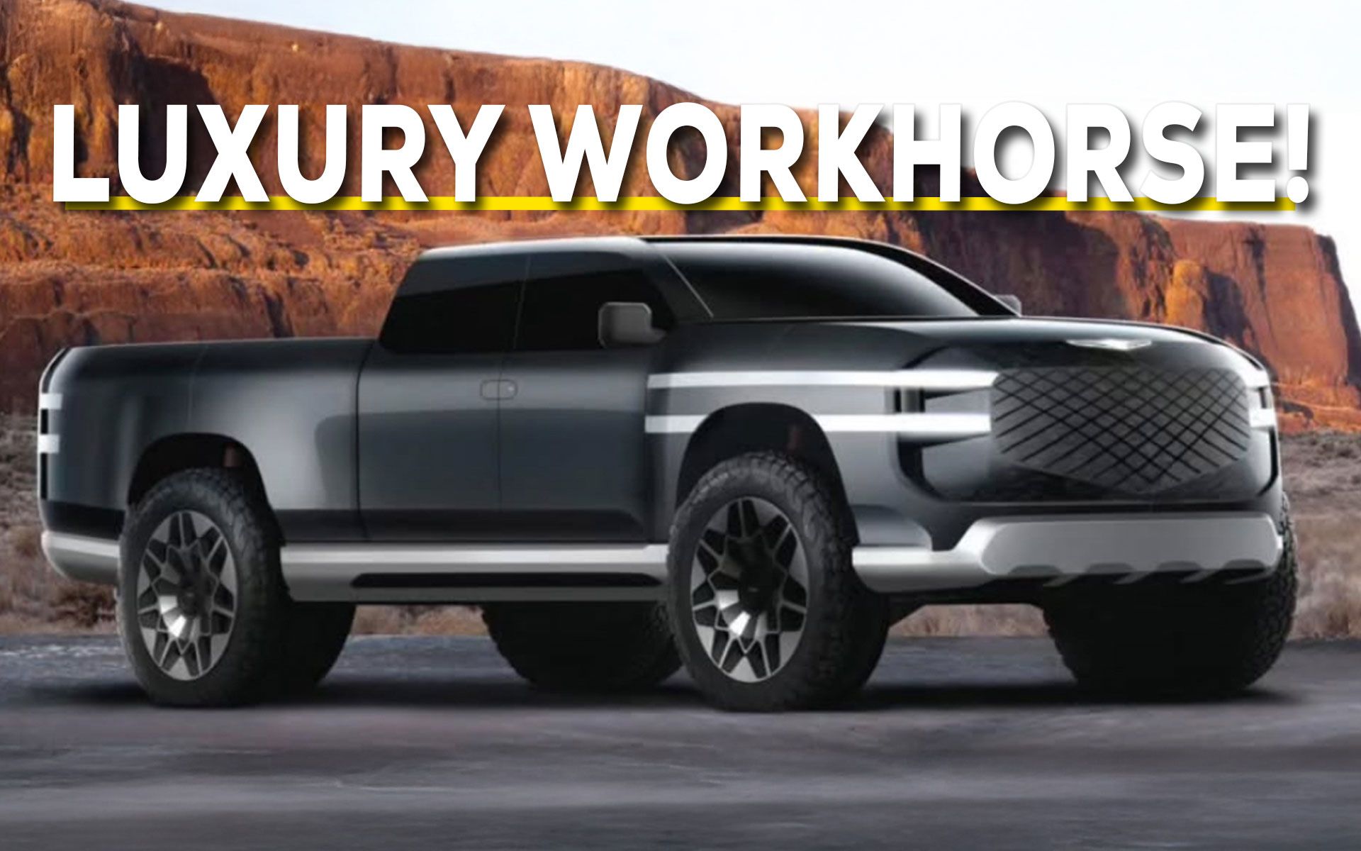 This is a Genesis ute – but you can’t have it 