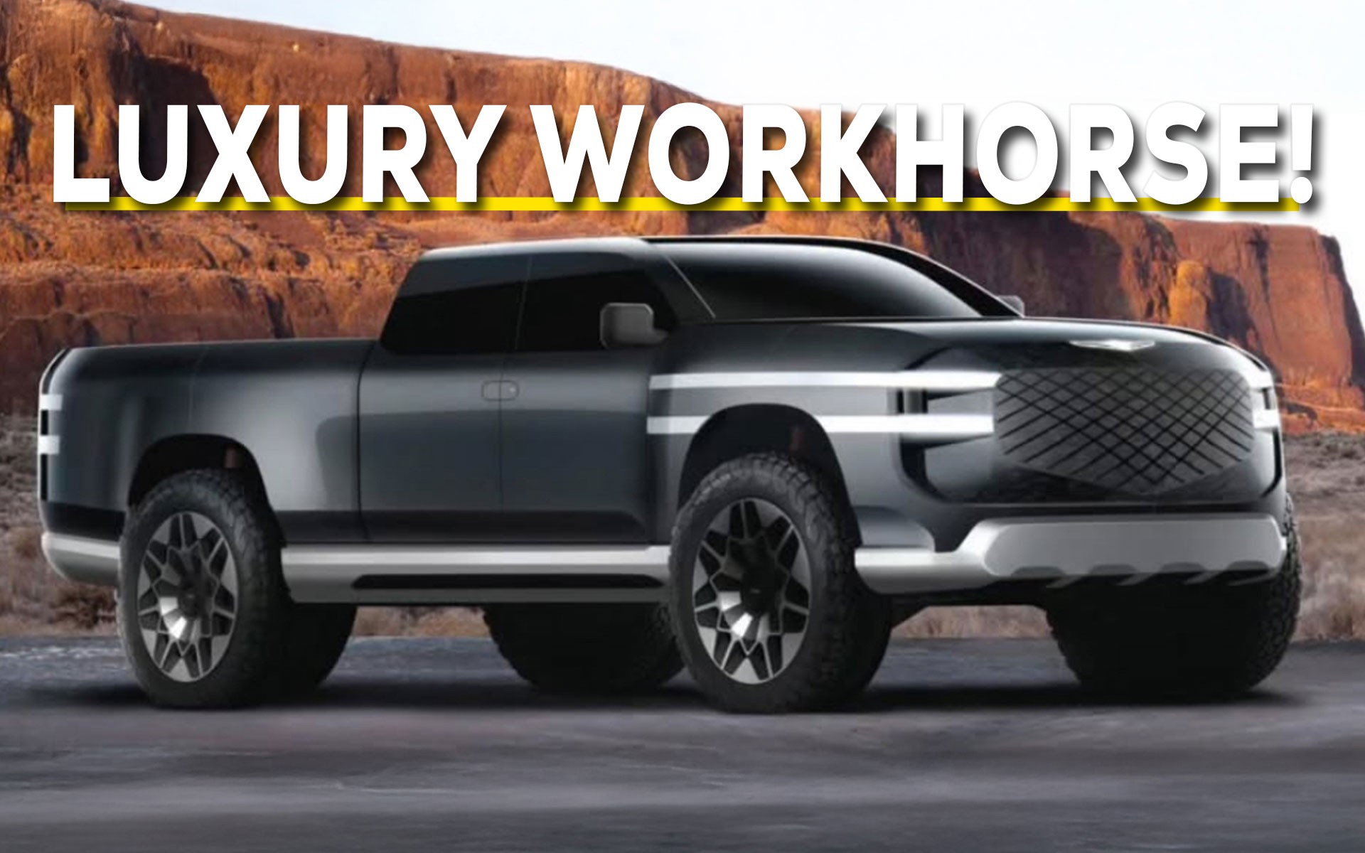 This is a Genesis ute – but you can’t have it 