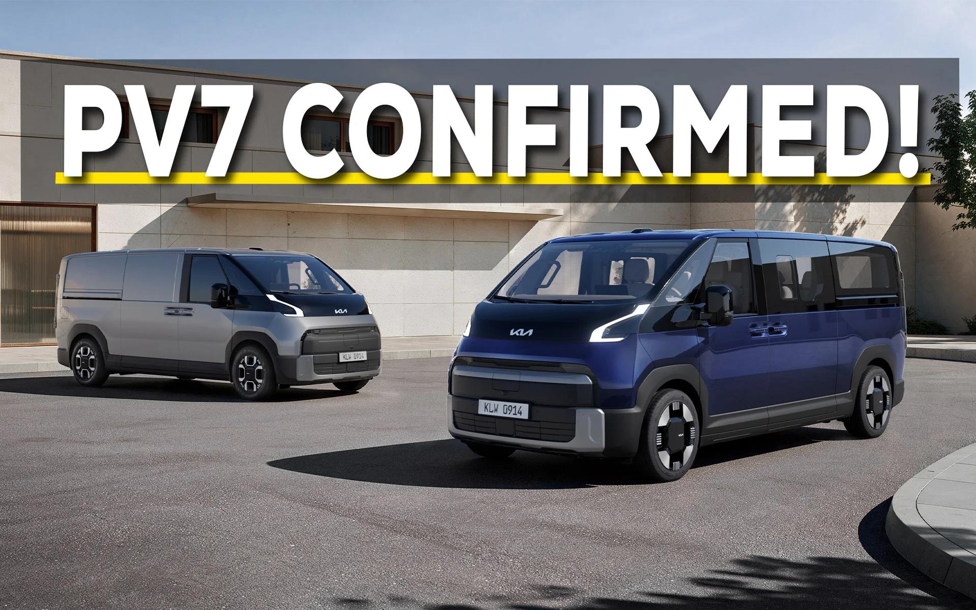 Kia PV7 Electric Van Confirmed For Australia In Q4 2027