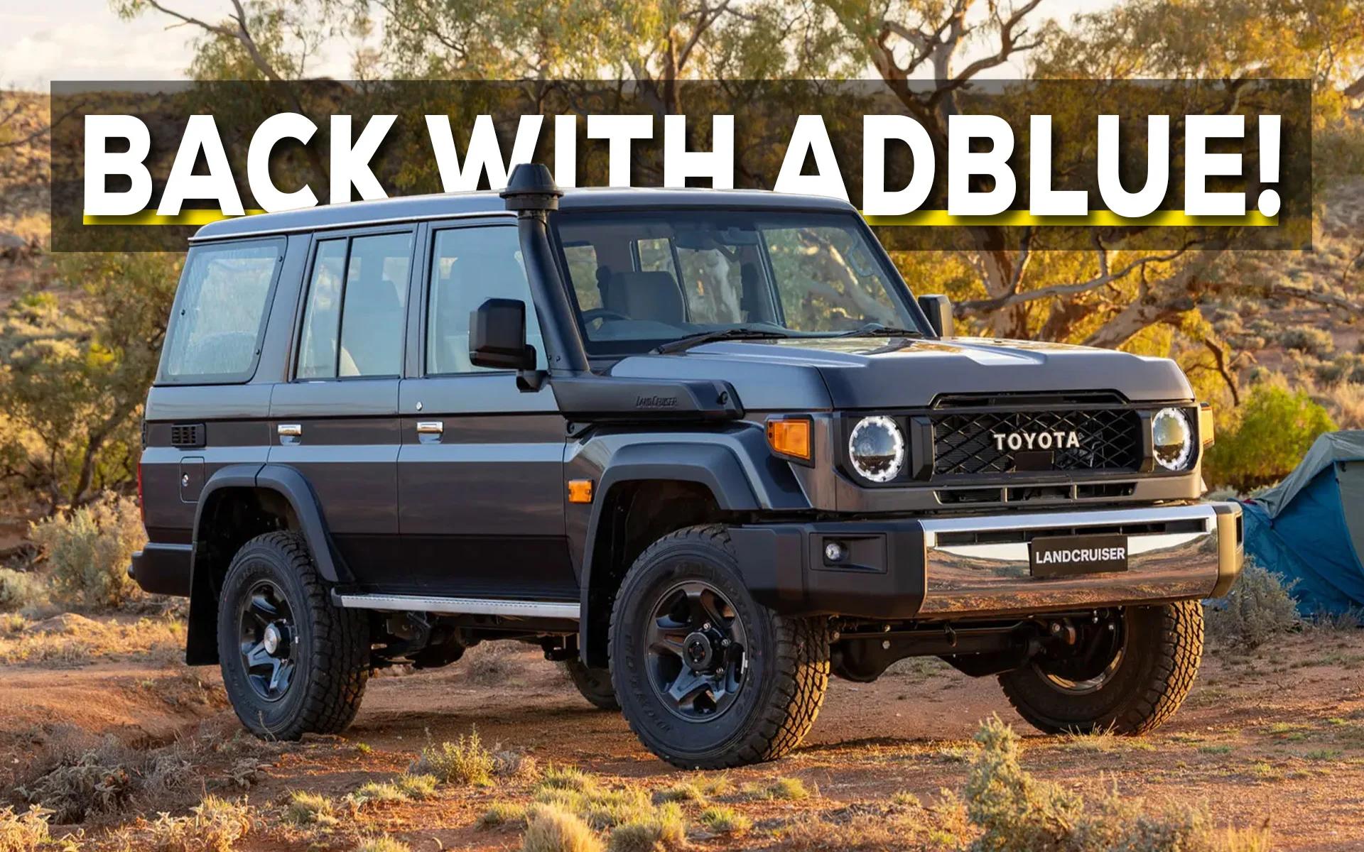 Orders Reopen for the LandCruiser 70 Series Auto, Now with AdBlue