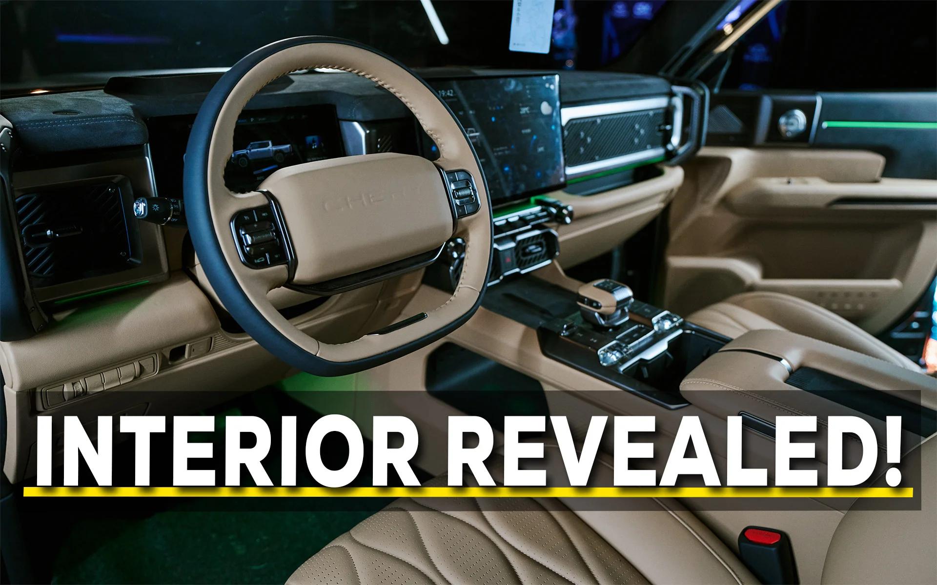 First Look: Inside the Chery KP31 Diesel PHEV Ute Concept