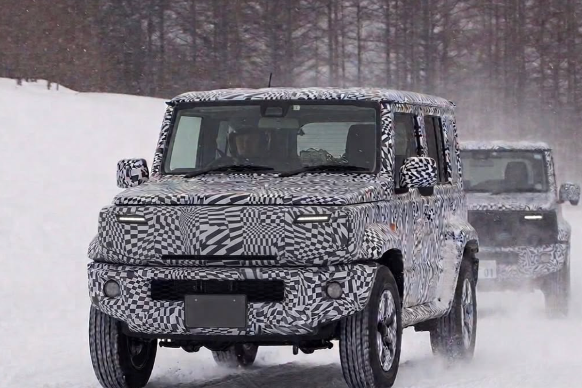 Suzuki Jimny EV snow testing