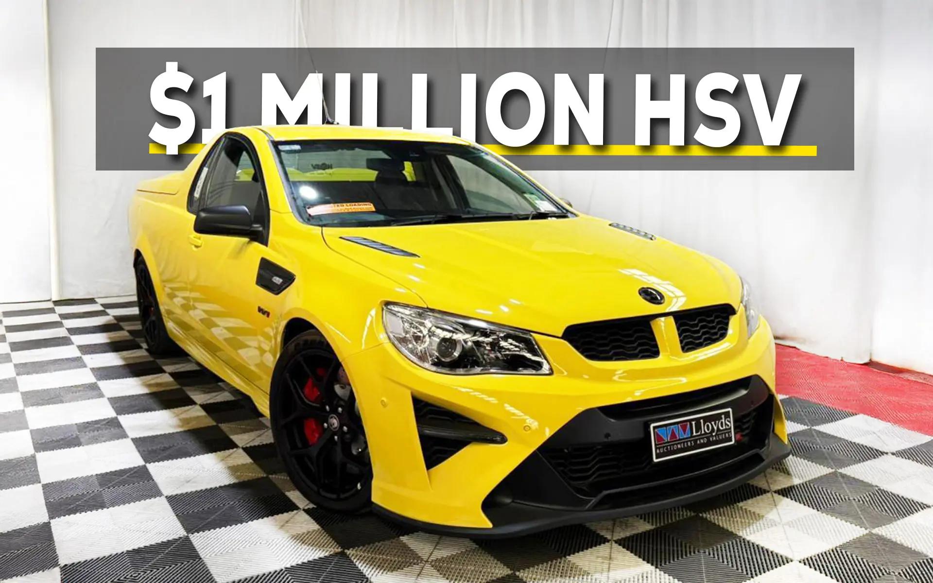 Rare Holden Ute Expected to Fetch Over $1 Million at Auction