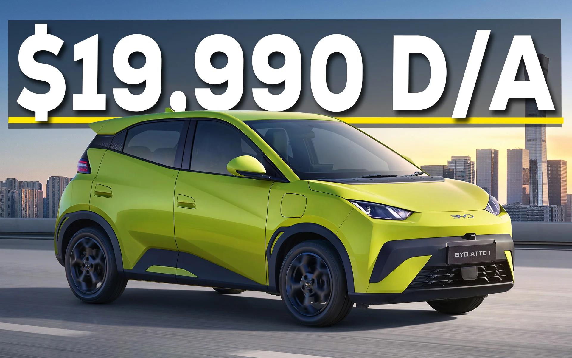 BYD ATTO 1 Drops To $19,990 Driveaway In Australia