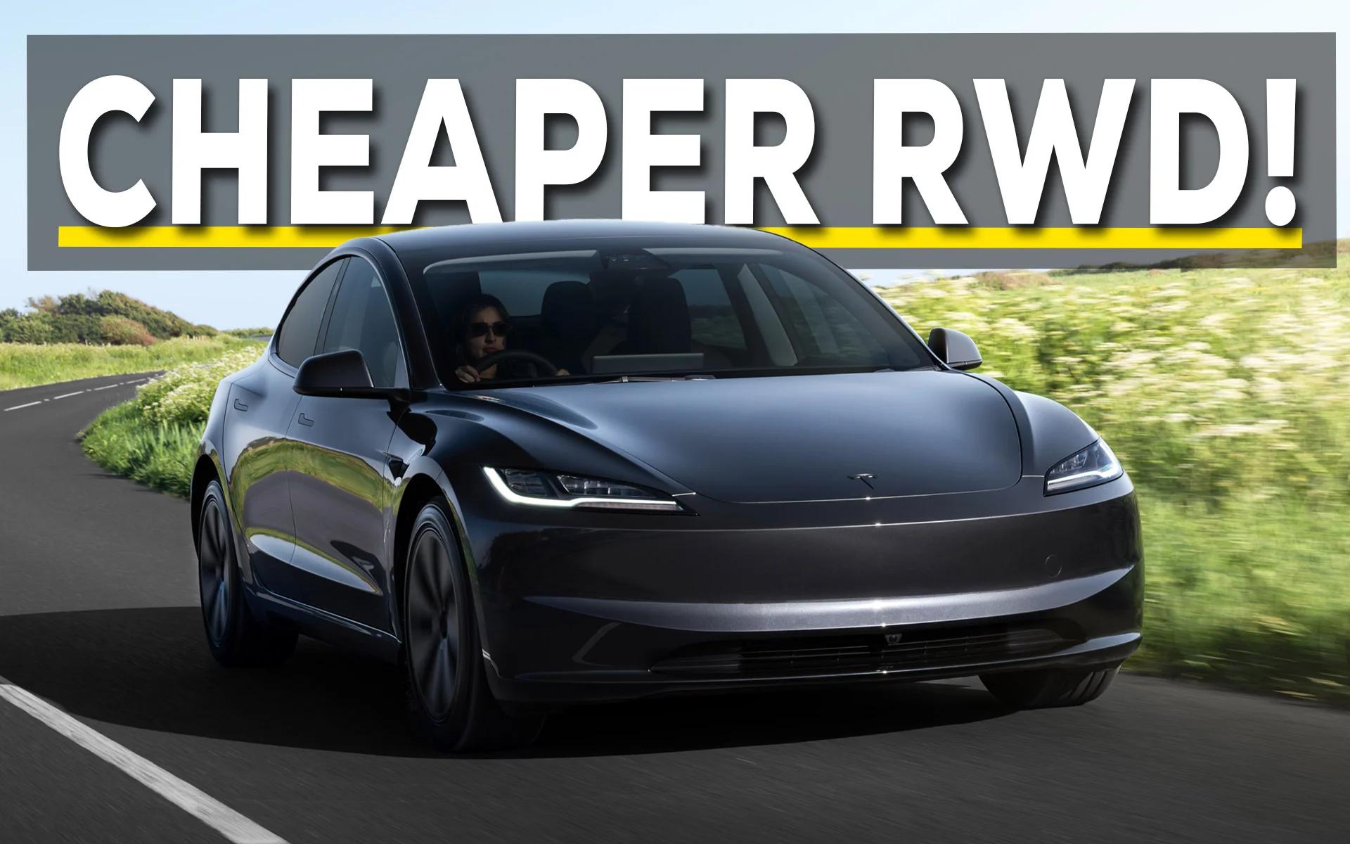 2026 Tesla Model 3 Price and Specs: Cheaper RWD Starts From $45,900