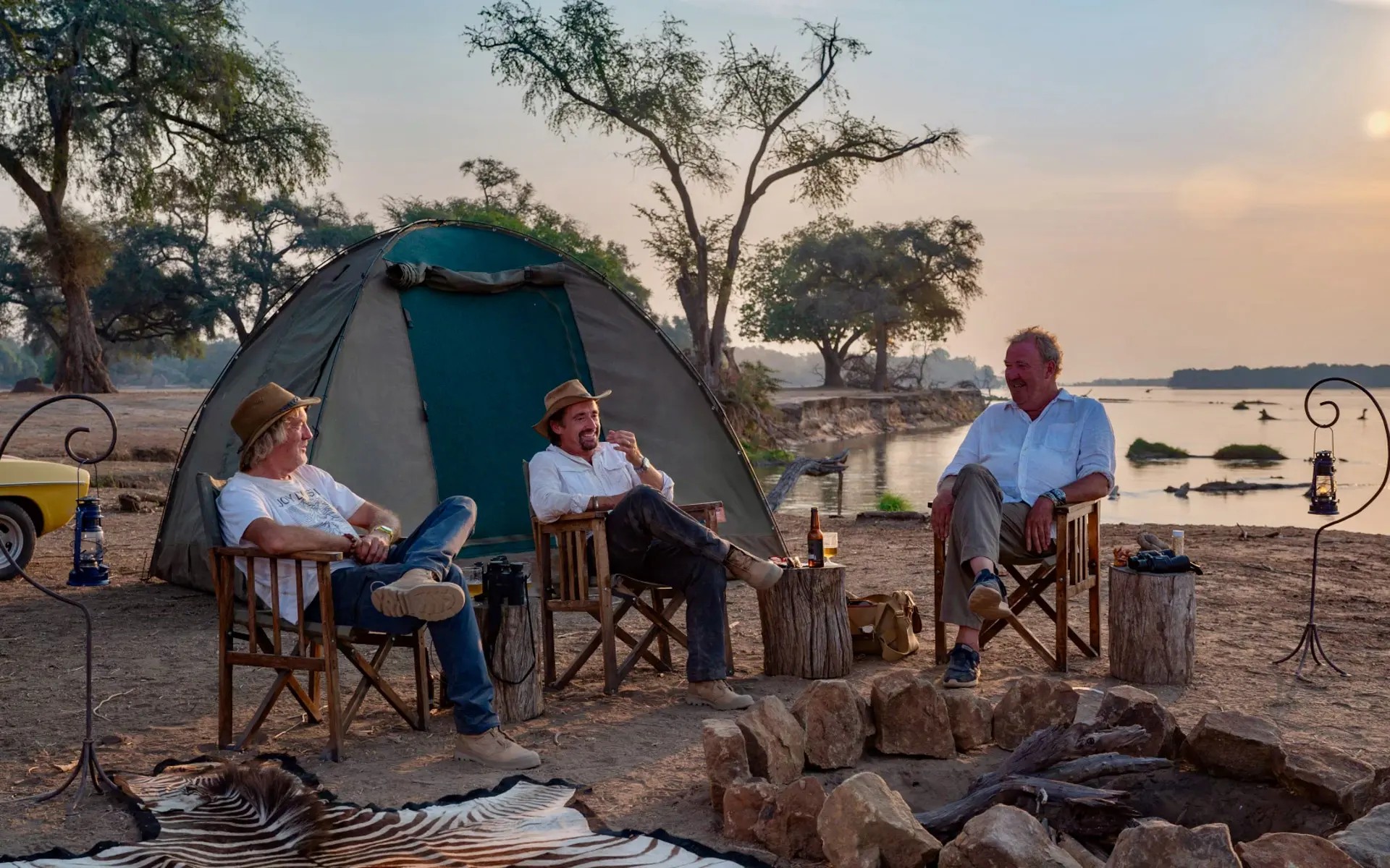 Clarkson, Hammond, May in New Amazon Show