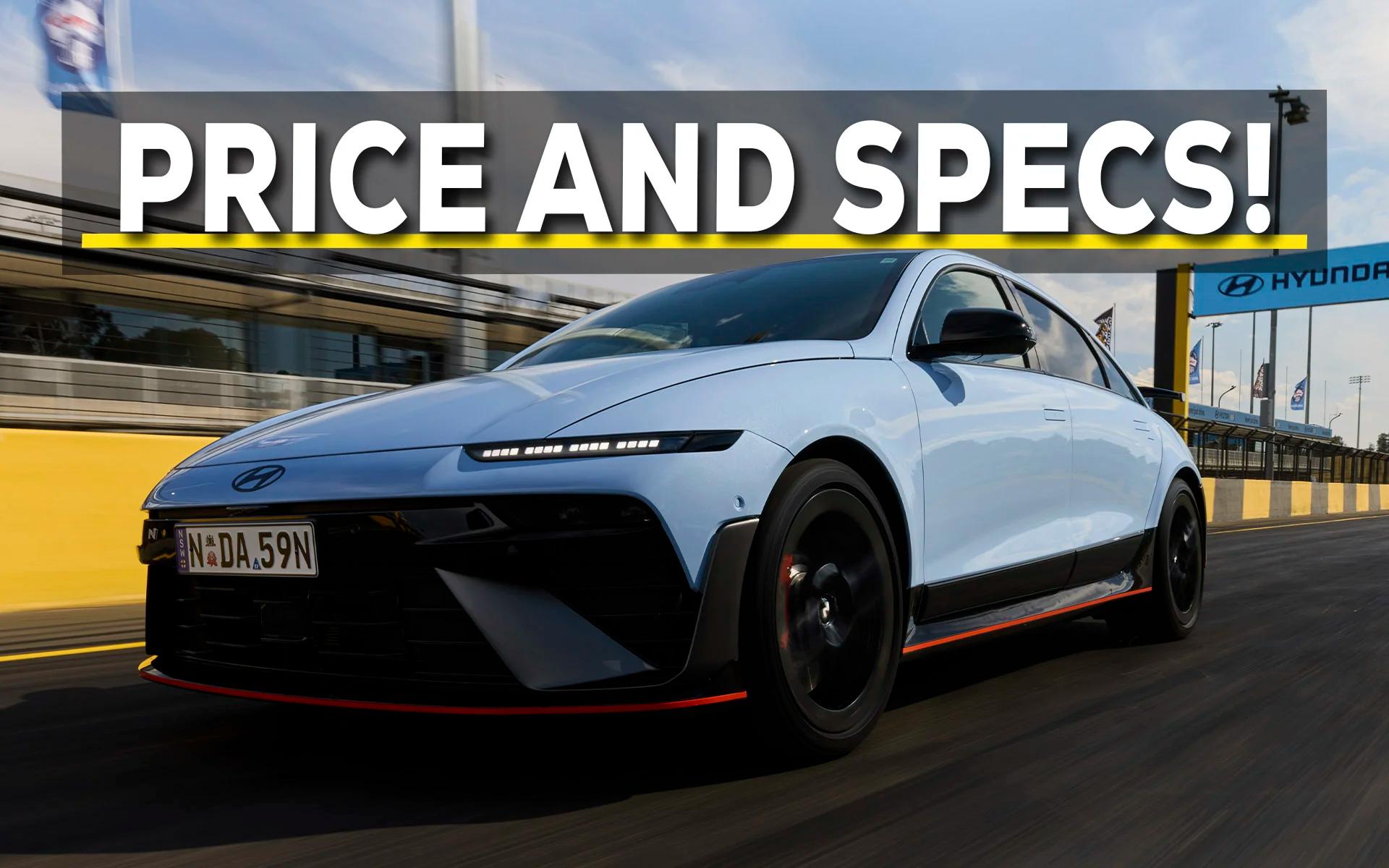 2026 Hyundai IONIQ 6 N Price and Specs: 478kW Electric Sedan Lands in Australia