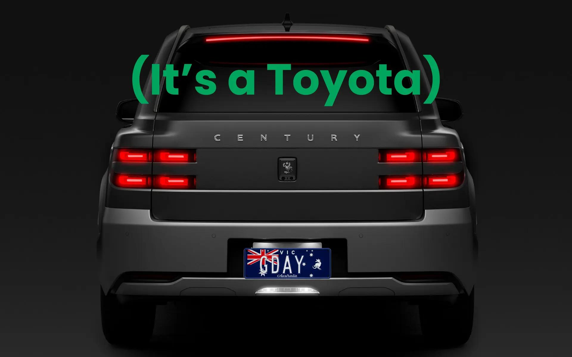 Scoop! Biggest Hint the Toyota Century is Coming to Australia
