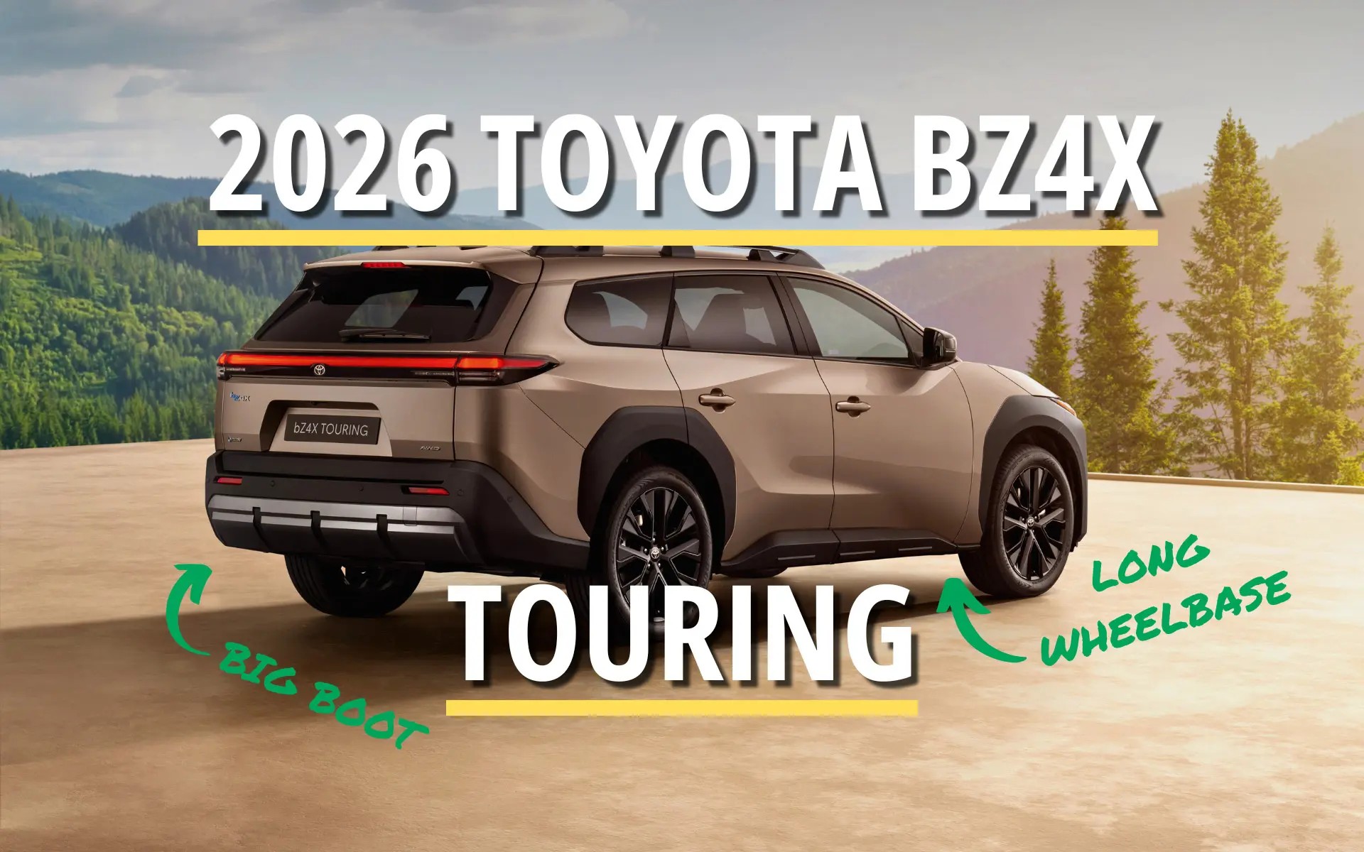 Larger 2026 Toyota BZ4X Touring Confirmed for Australia