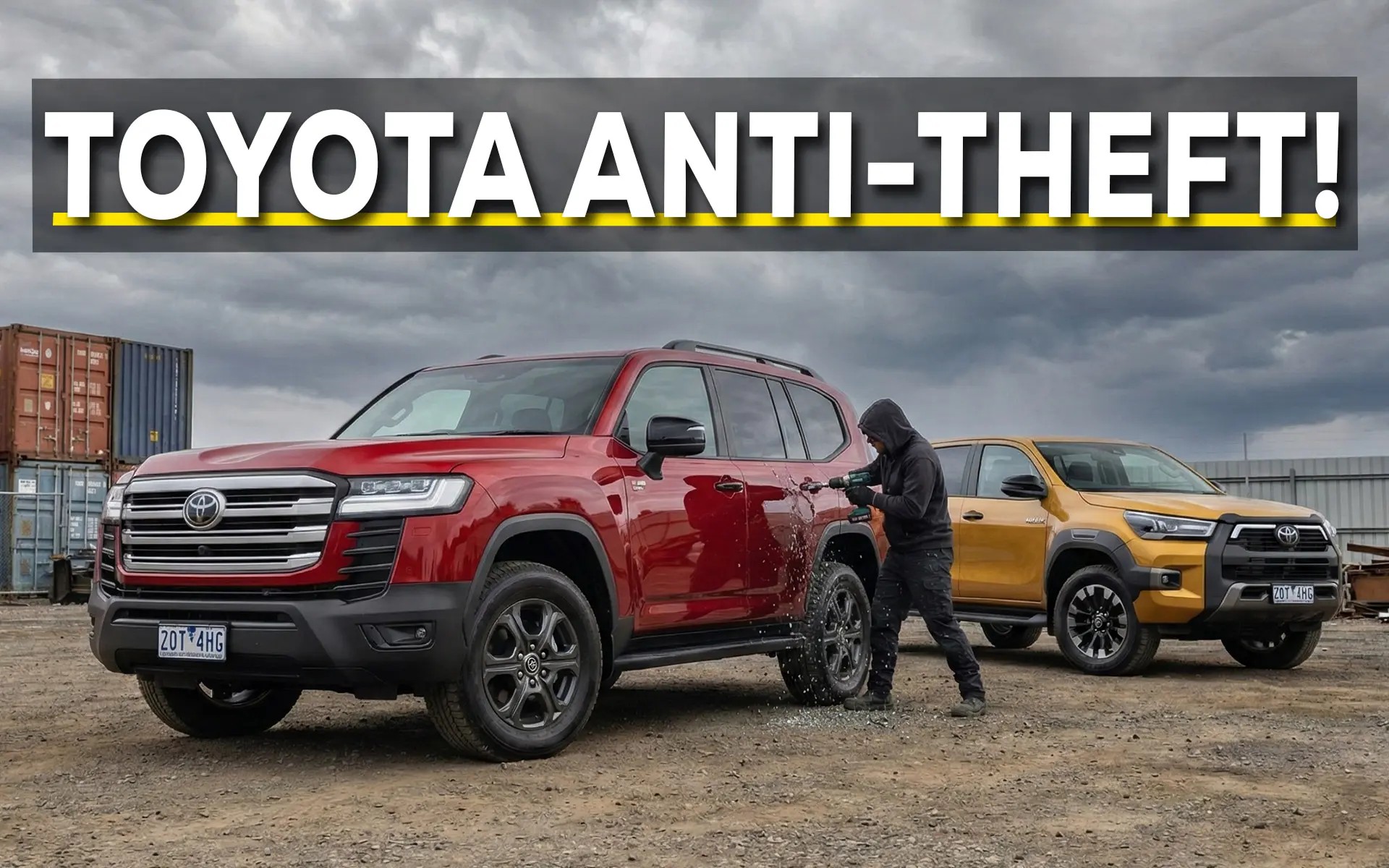 Toyota Australia Announces Anti-Theft Upgrades for HiLux, LandCruiser and Prado