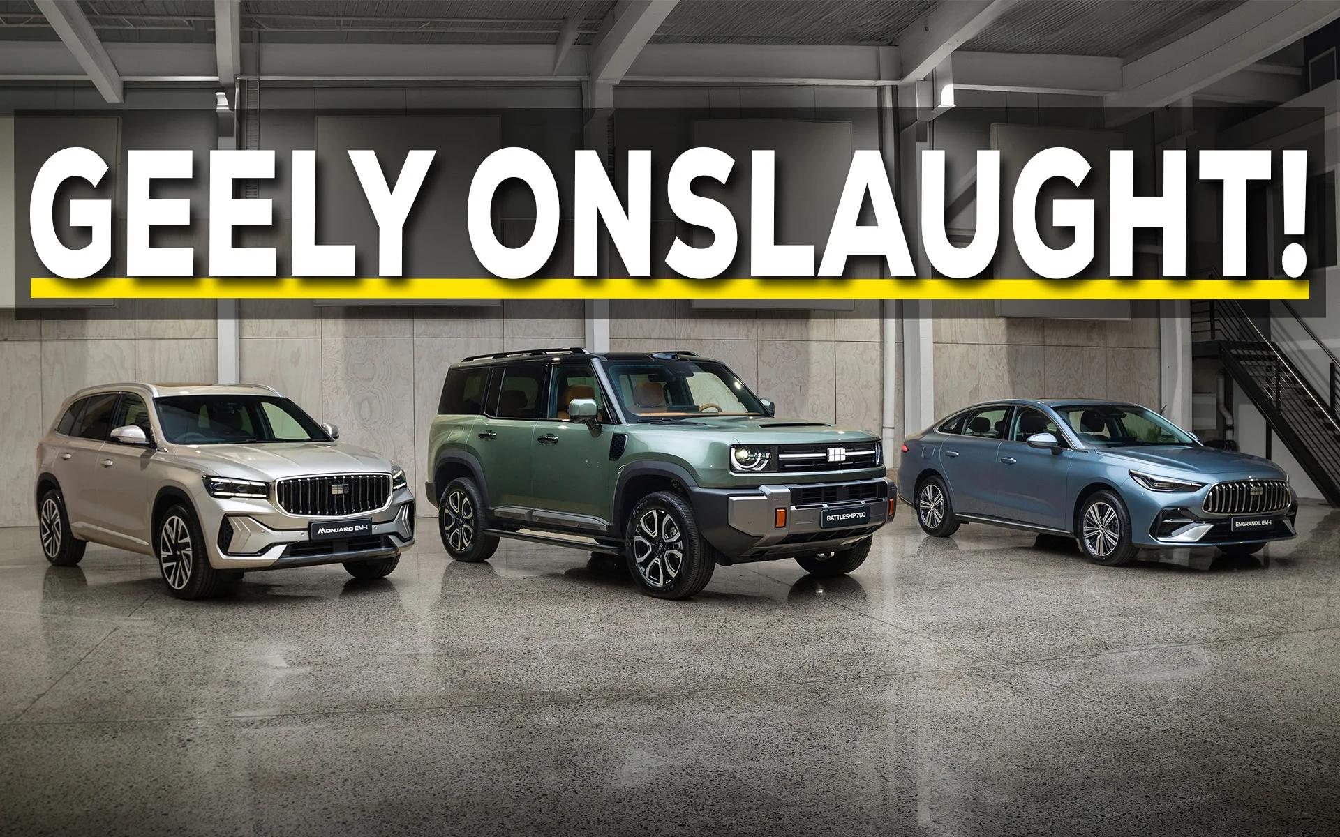Three New Geely Plug-In Hybrids Confirmed For Australia In 2027