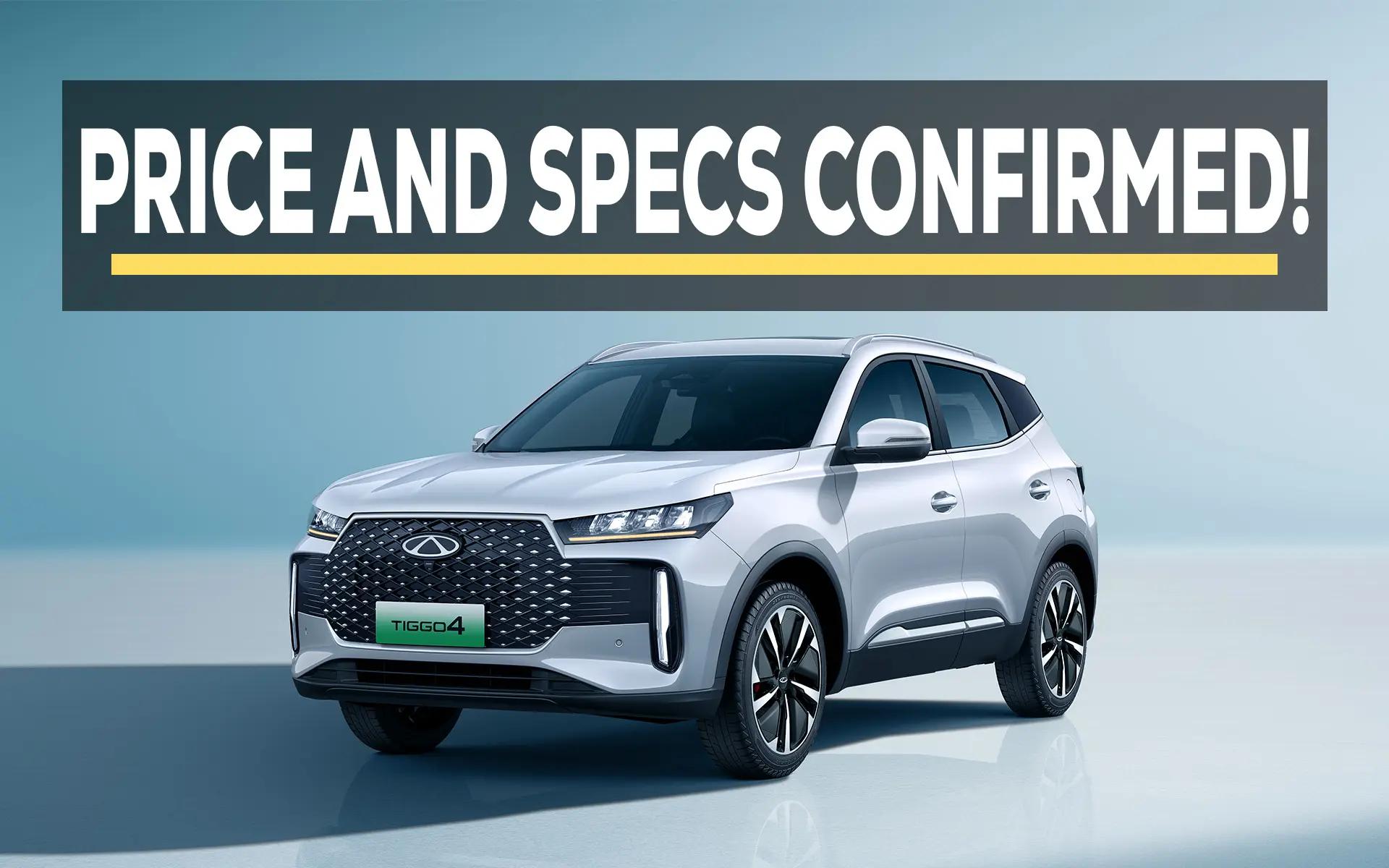 Chery Tiggo 4 Hybrid Price and Specs Confirmed