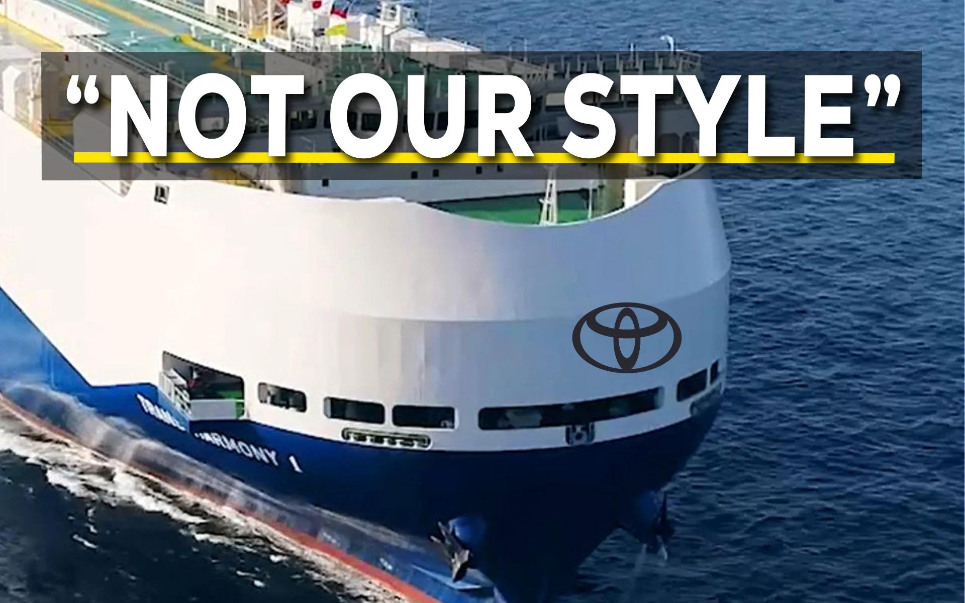 Toyota Says BYD-Style Ship Hype Is 'Not Our Style' As Sales Target Tops 230,000
