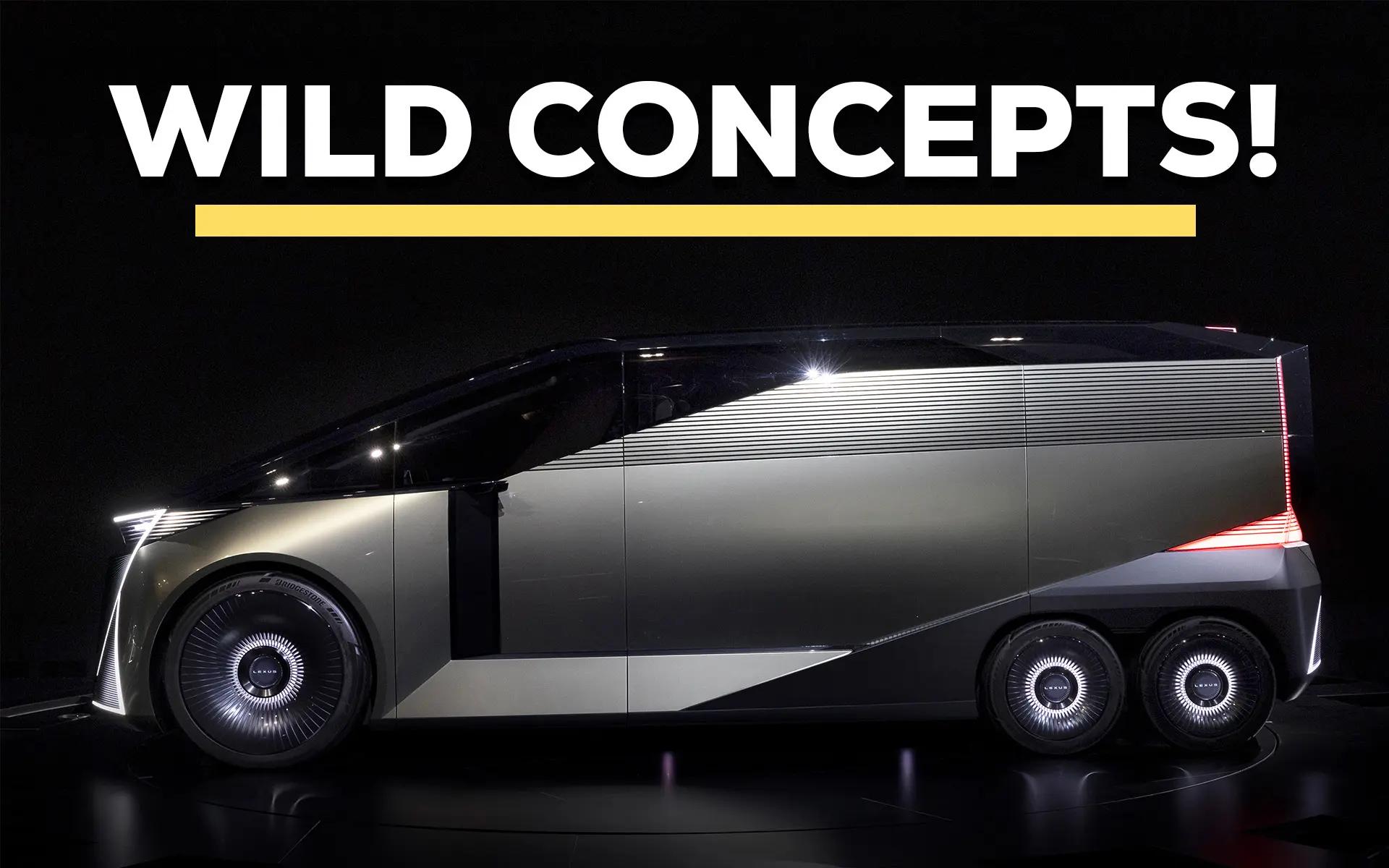 Radical Lexus LS Concepts Unveiled in Tokyo