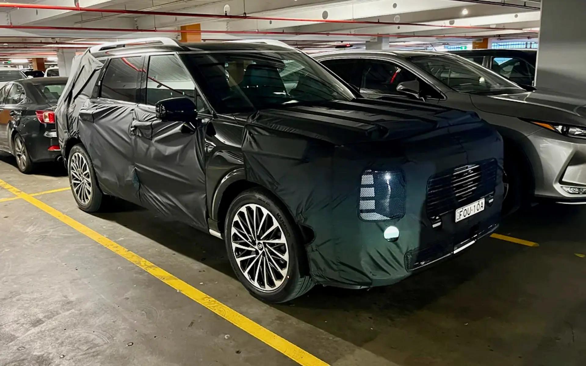 New-Look Hyundai Palisade Caught in Australia