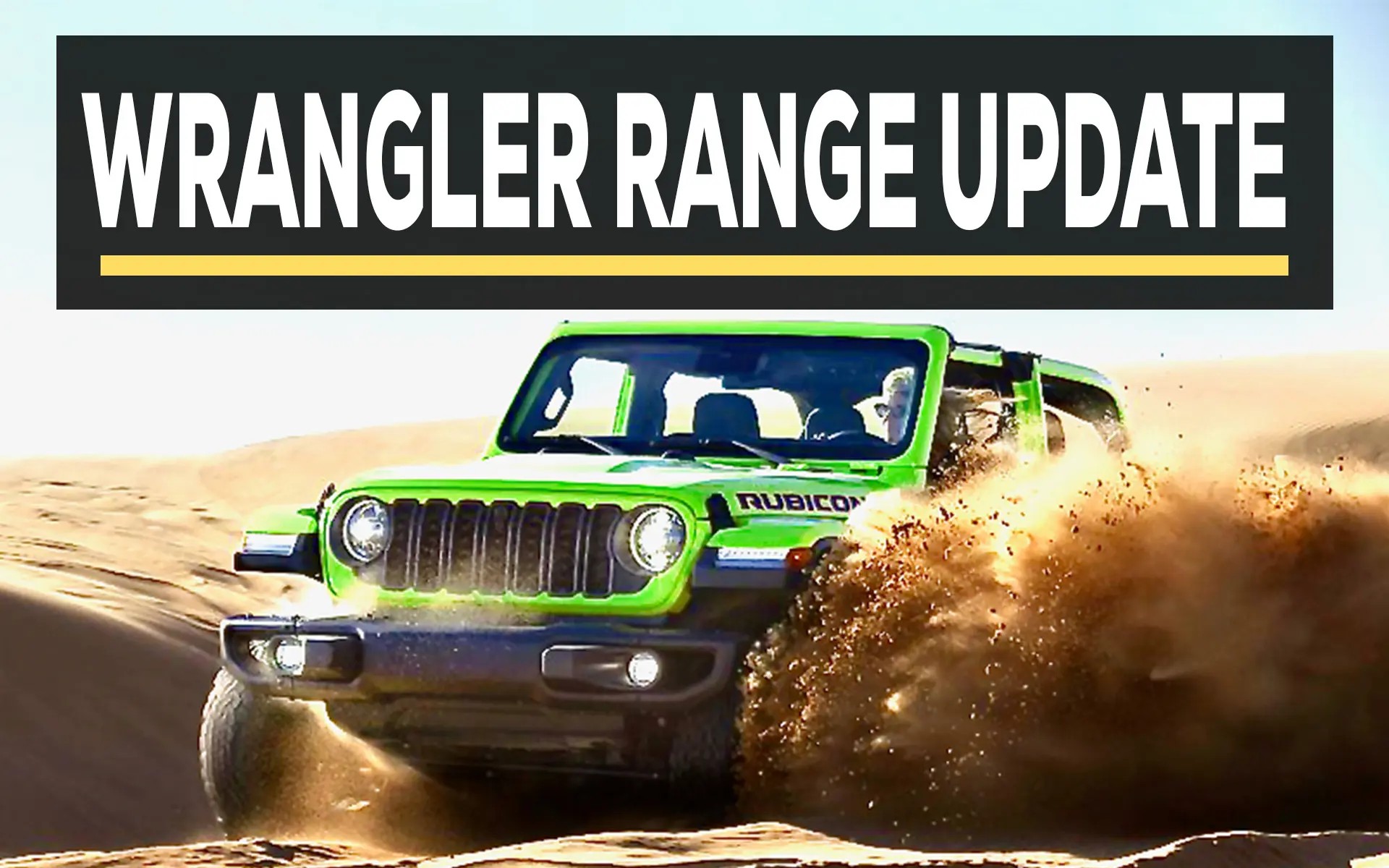 Jeep Wrangler Range Gets an Update