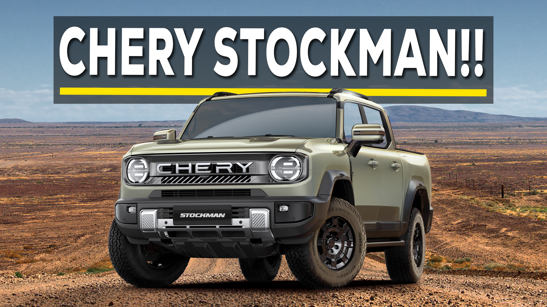 Chery Stockman Confirmed as Australia’s First Diesel PHEV Ute