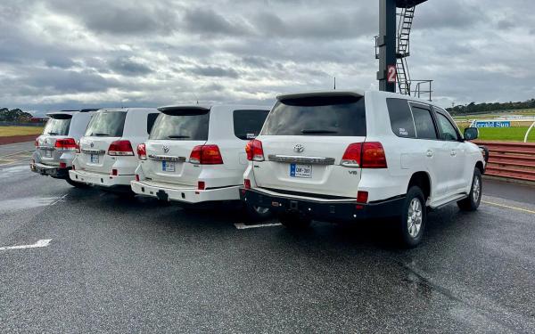 Armoured Toyota LandCruisers Delivered to Melbourne