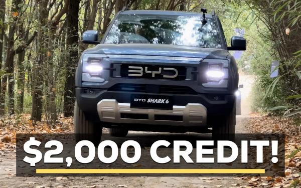 BYD Offers $2,000 Dealership Credit for Shark 6 and Sealion 7 Purchases