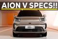 GAC Confirms Specs for AION V Electric SUV in Australia