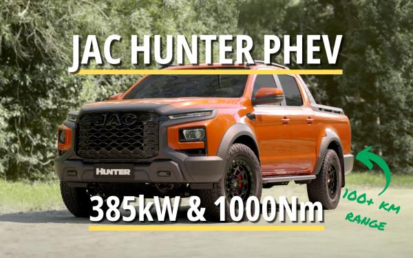 JAC Electric, Plug-In Hybrid Utes Debut in Melbourne