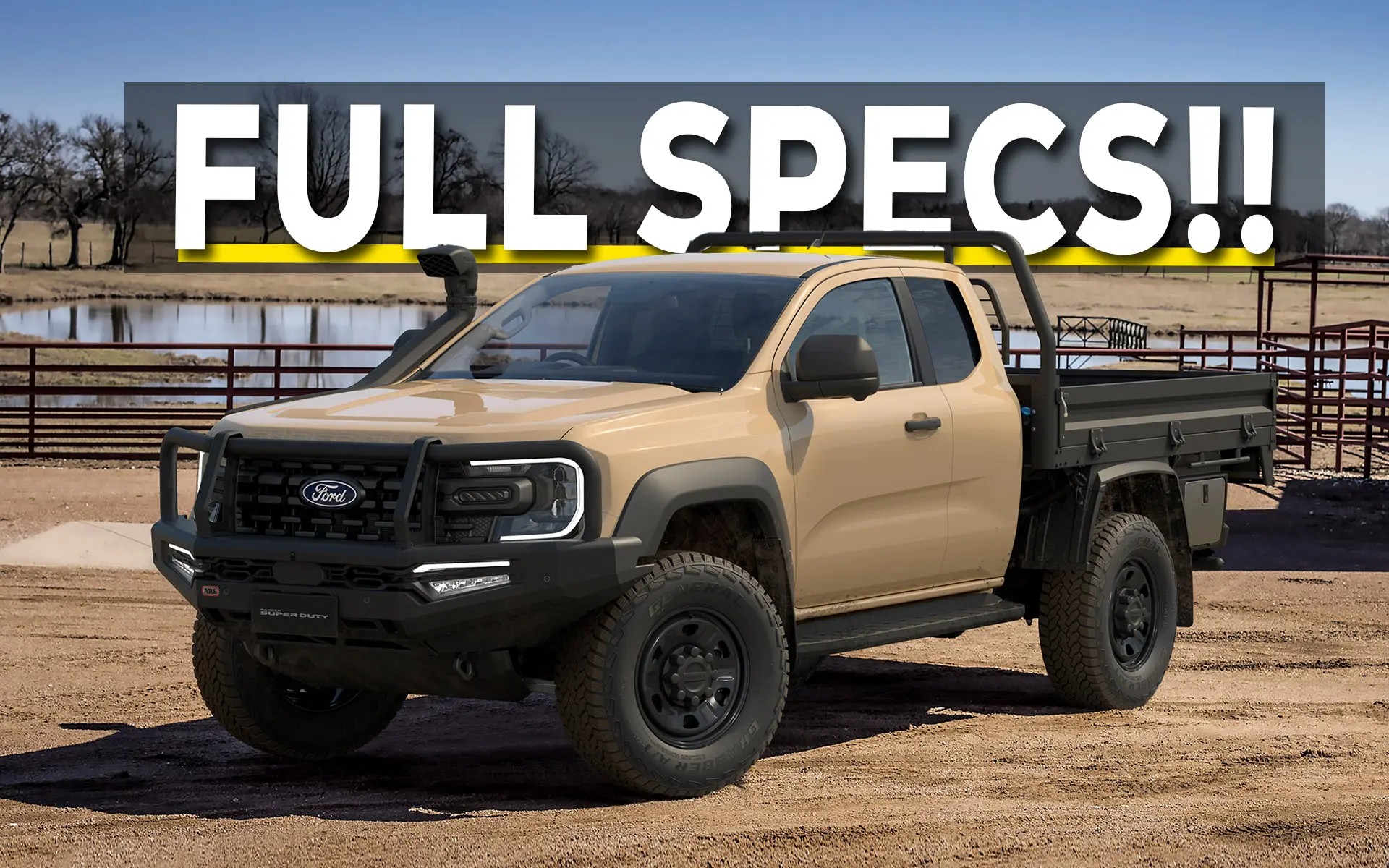 2026 Ford Ranger Super Duty: Full Australian Specs Revealed