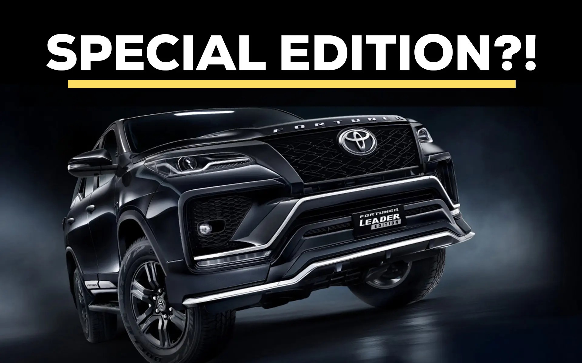 This Special-Edition Toyota Fortuner Has Been Announced in India