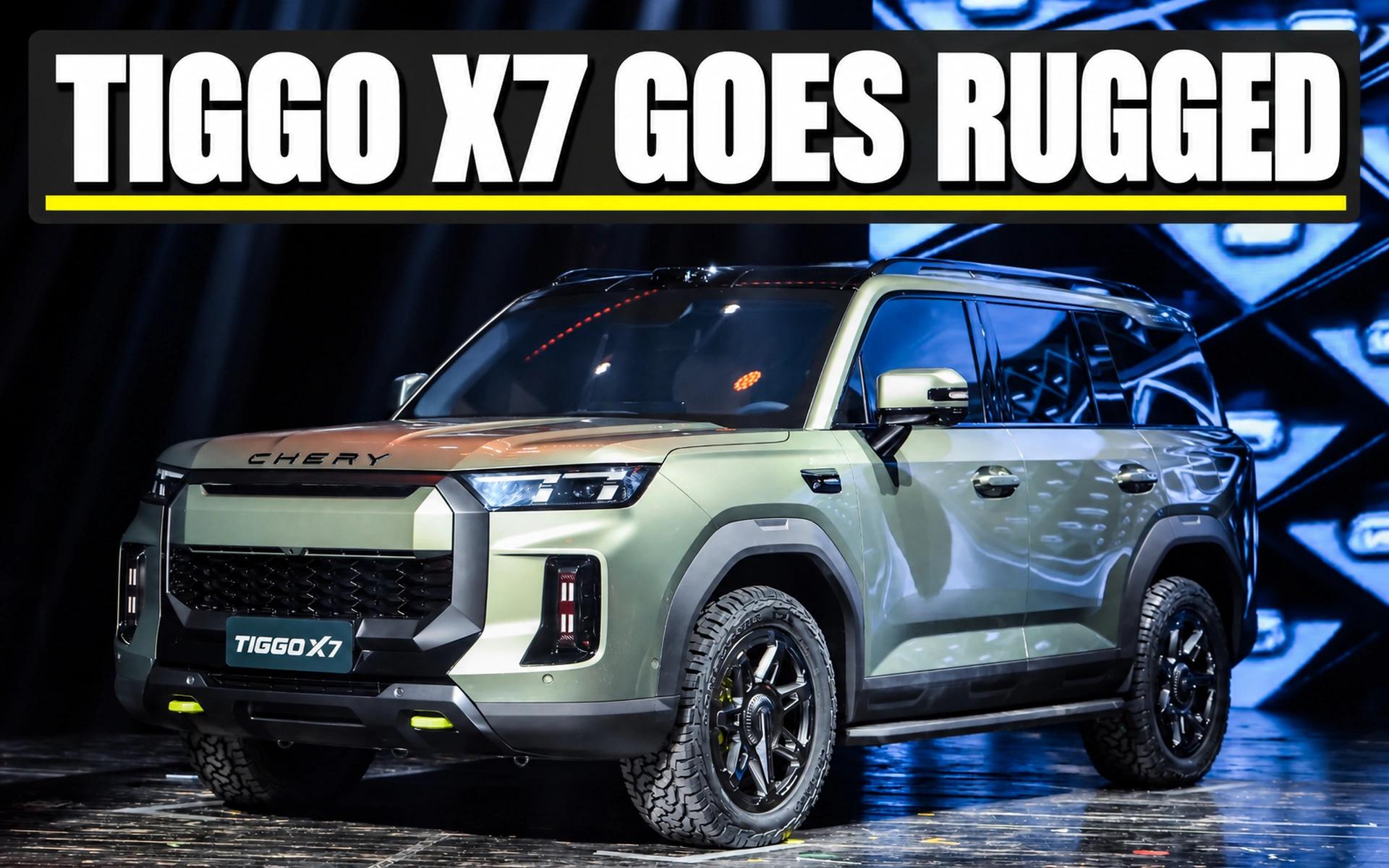 Chery Tiggo X7 Revealed With 700mm Wading Depth, Australia Unconfirmed