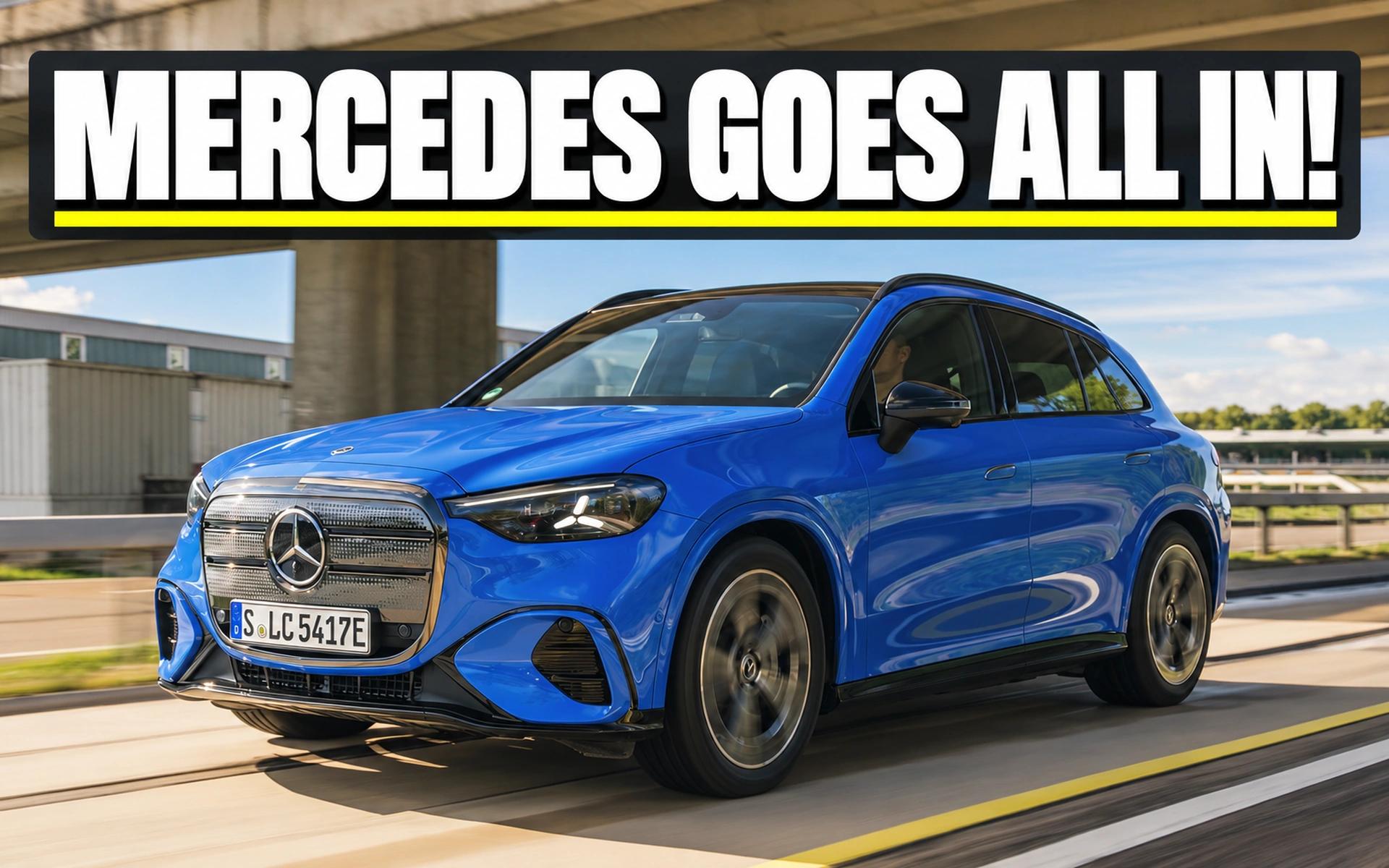 Mercedes-Benz plans over 40 new models by 2027 with hybrid and EV push