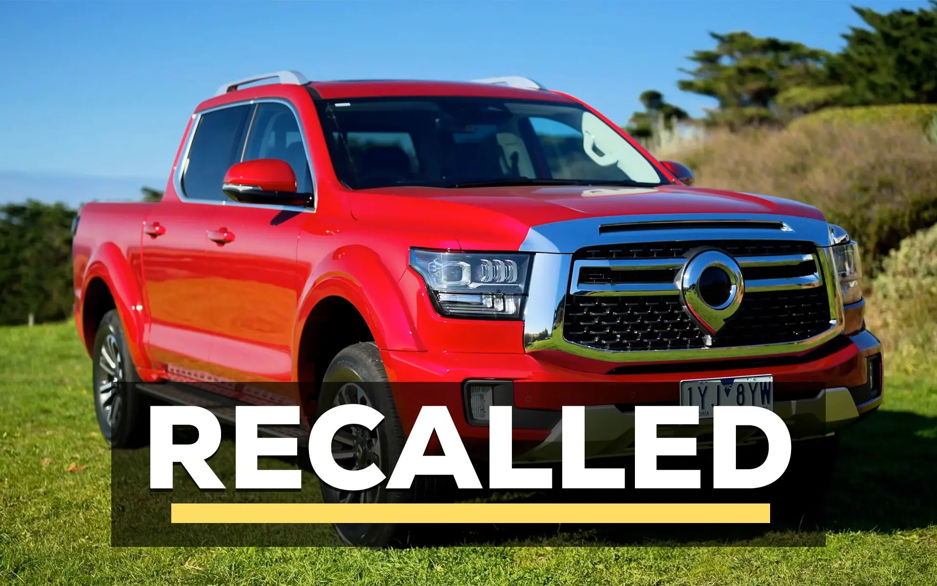 GWM Cannon Alpha Recalled