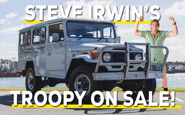 Steve Irwin’s Toyota LandCruiser Heads to Auction