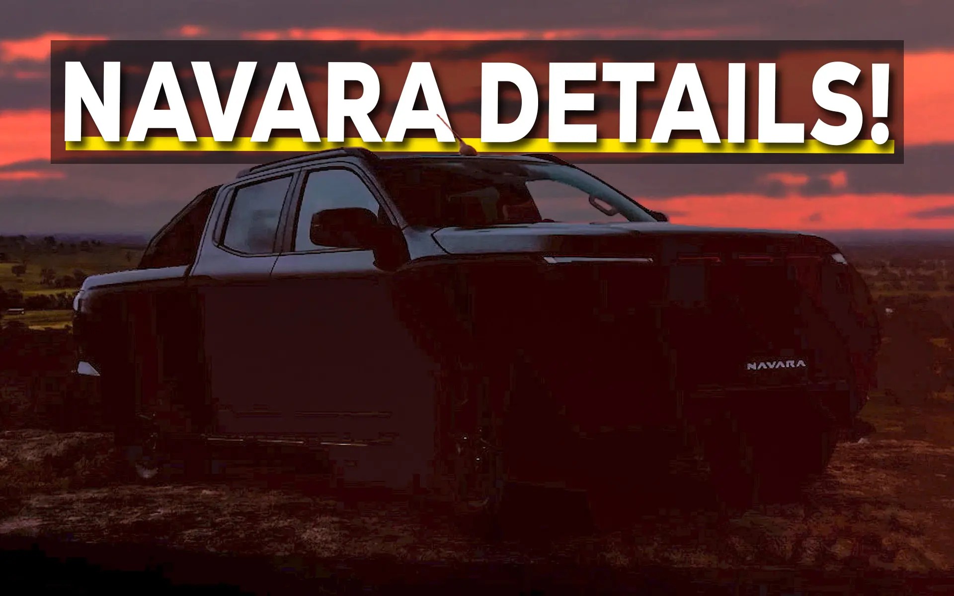 2026 Nissan Navara Design Details Revealed Ahead of November Global Unveiling