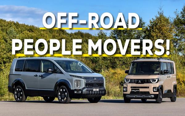 This Updated Mitsubishi AWD Van and Its Mini Sibling Have Just Been Revealed at the 2025 Japan Mobility Show