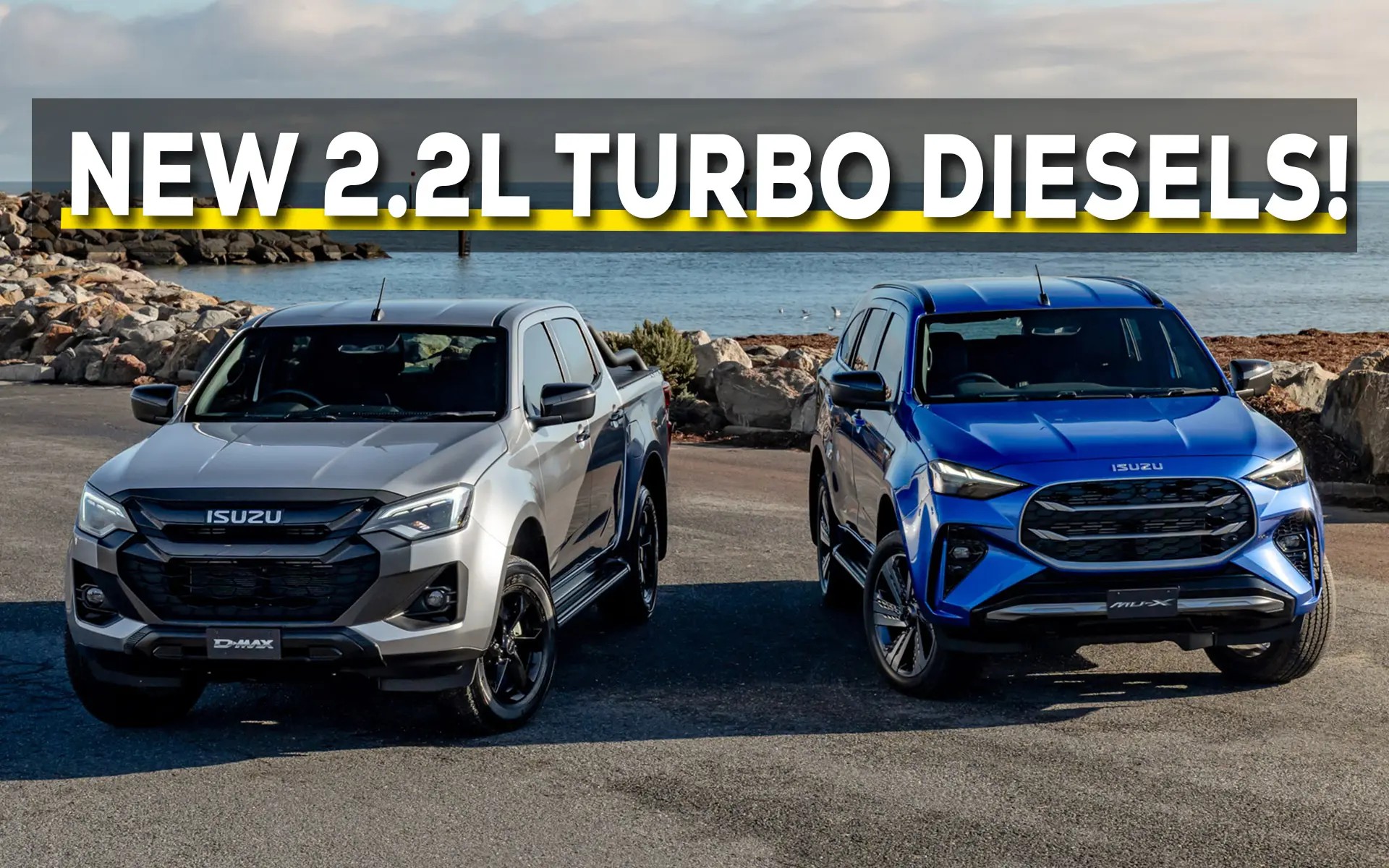 2026 Isuzu D-MAX and MU-X Price Revealed for New 2.2L Turbo Diesel Range