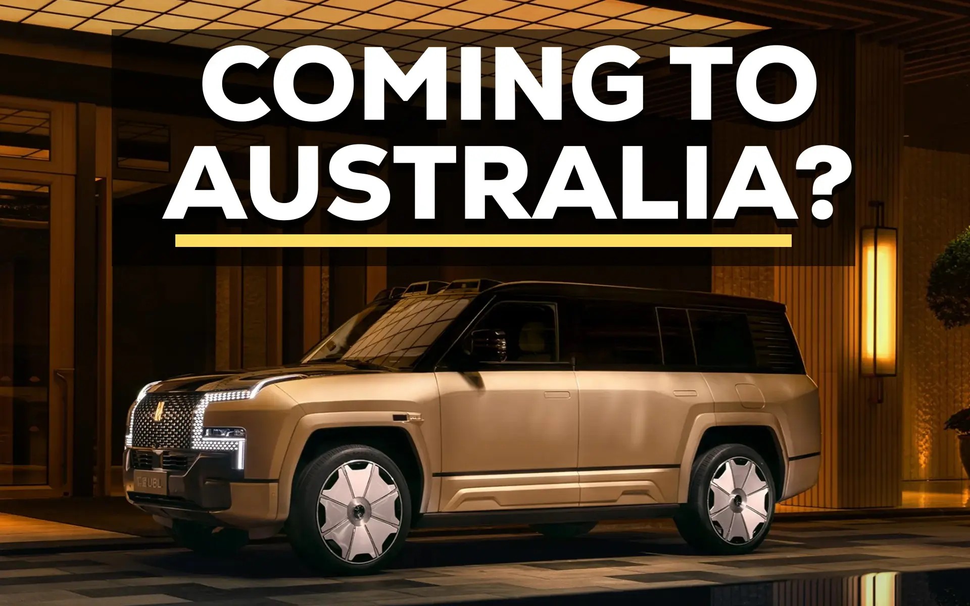 Yangwang U8L Long Wheelbase Luxury SUV Hinted for a Local Launch in Australian Trademark Filing