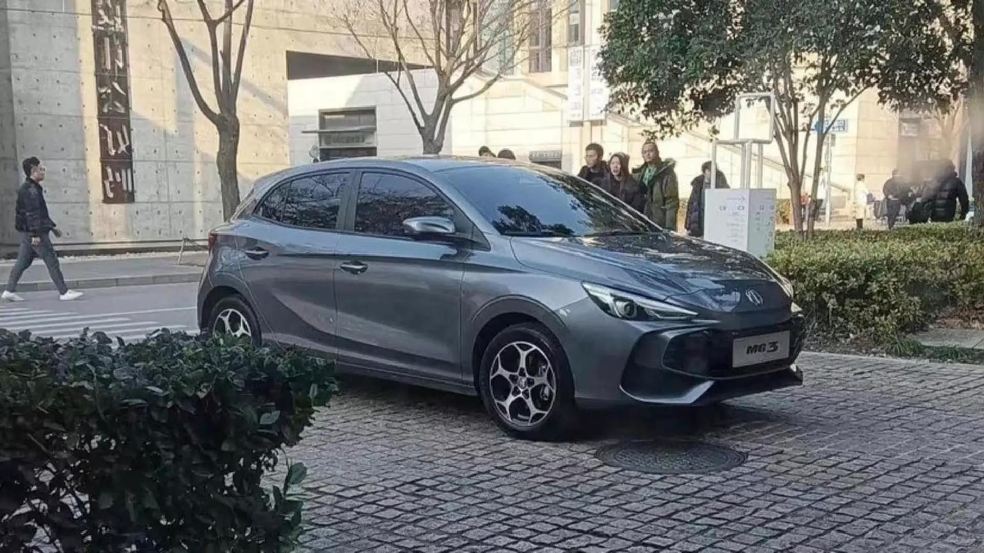 2024 MG 3 Spotted Unveiled Ahead of Launch, Set to Feature Hybrid Option in Australia