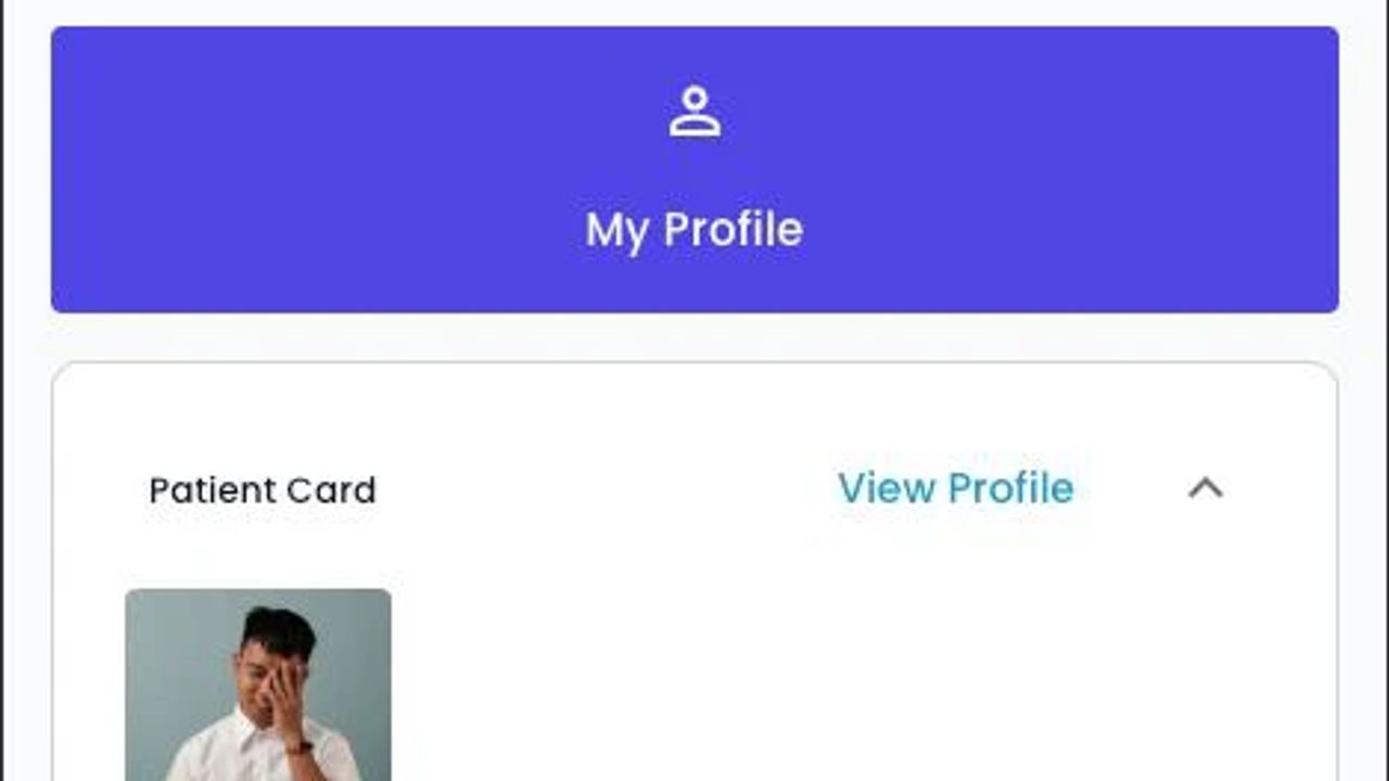 Patient Dashboard UI