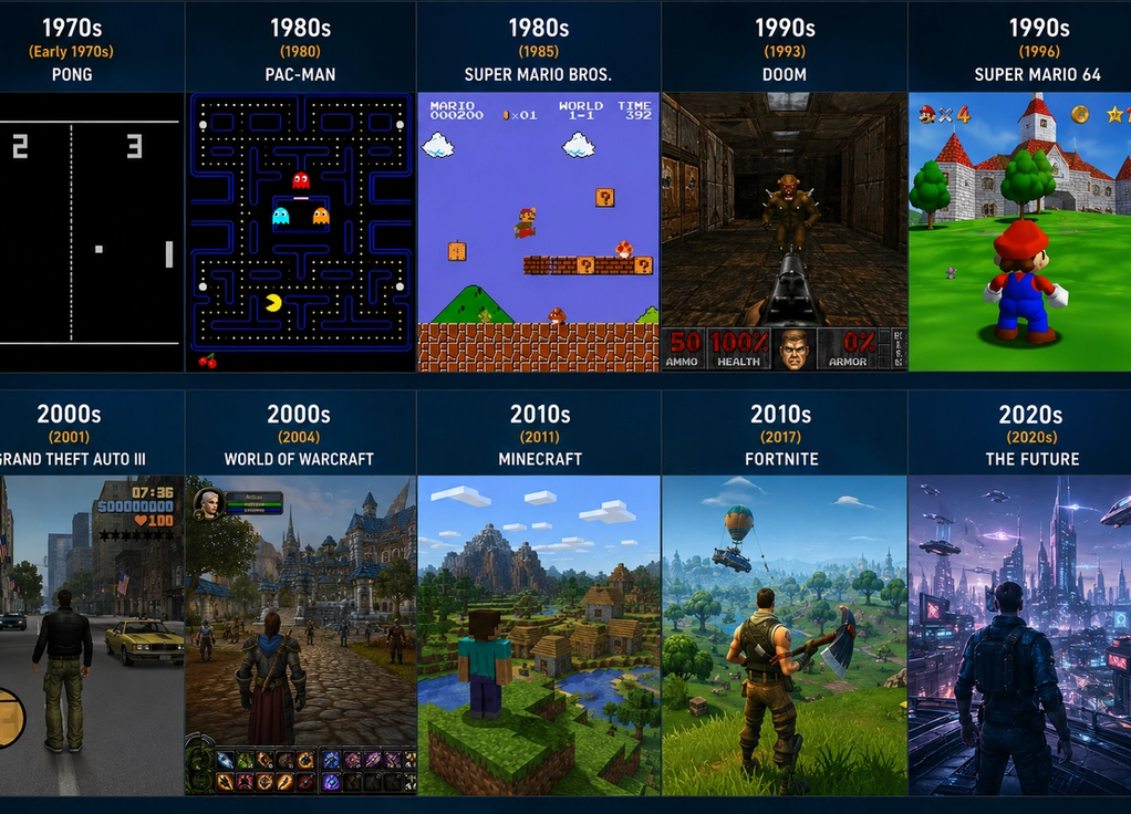 The Video Games That Defined Every Generation