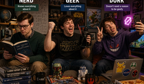 The Real Difference Between a Nerd, a Geek, and a Dork