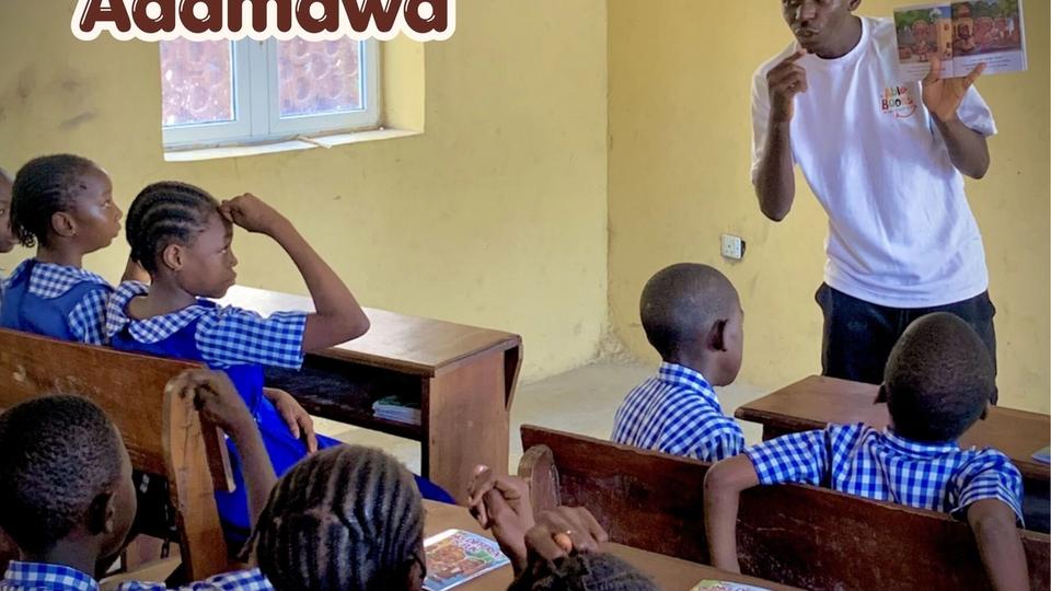 A New Shelf of Stories for Deaf Students in Adamawa
