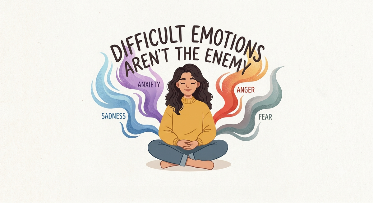 Difficult emotions aren't the enemy