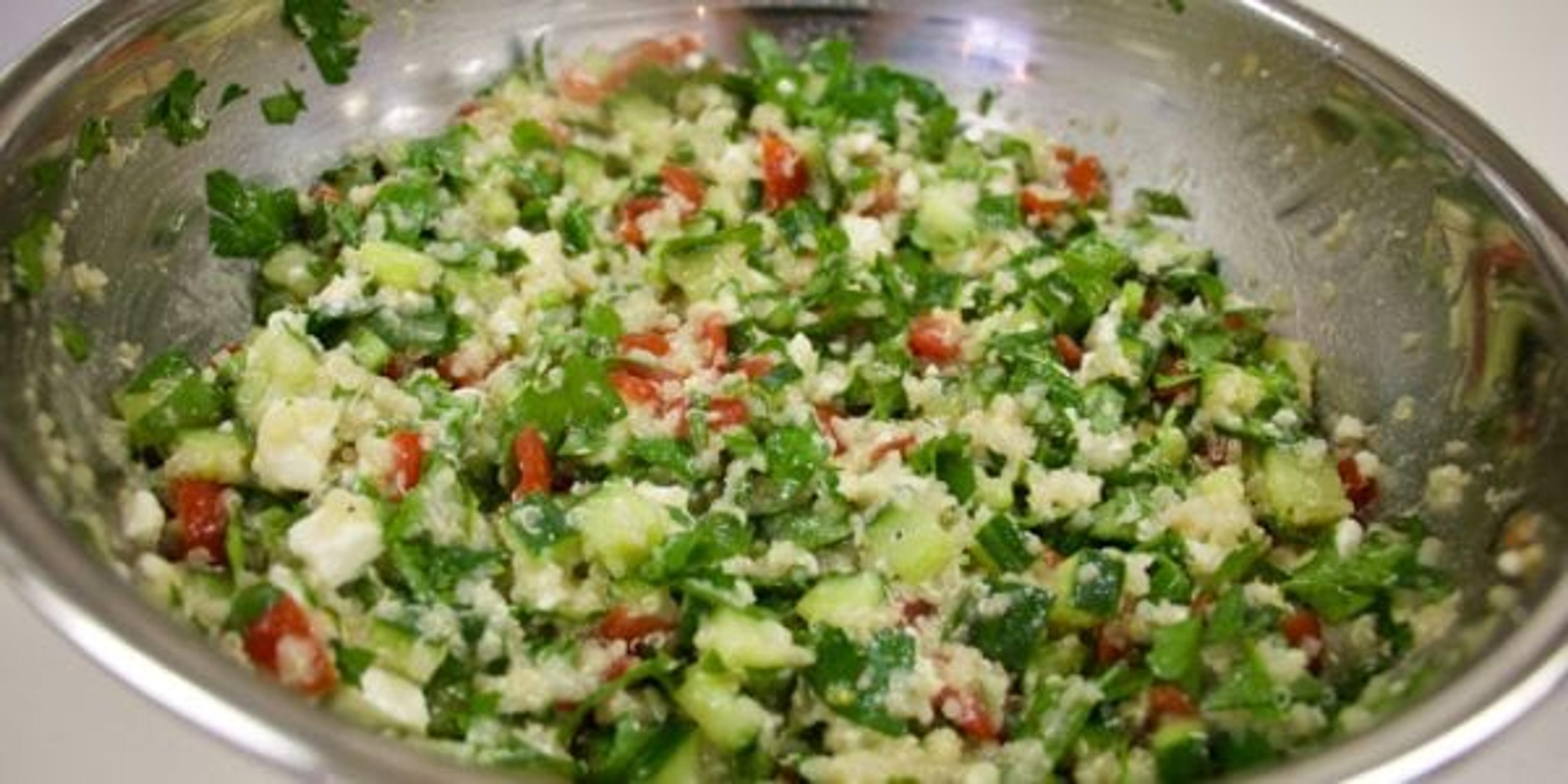 quinoa feta tabbouleh