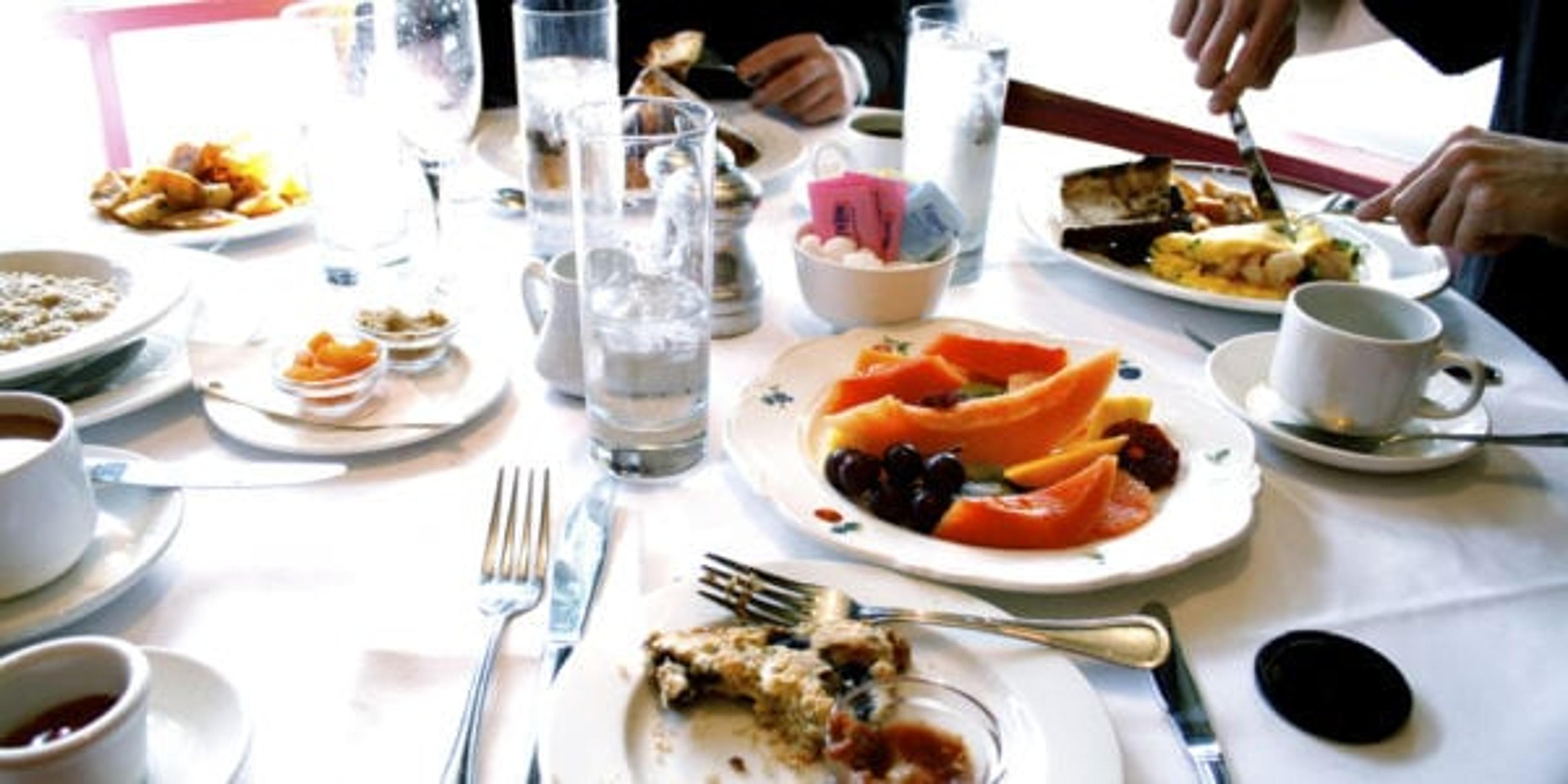 image of people eating brunch