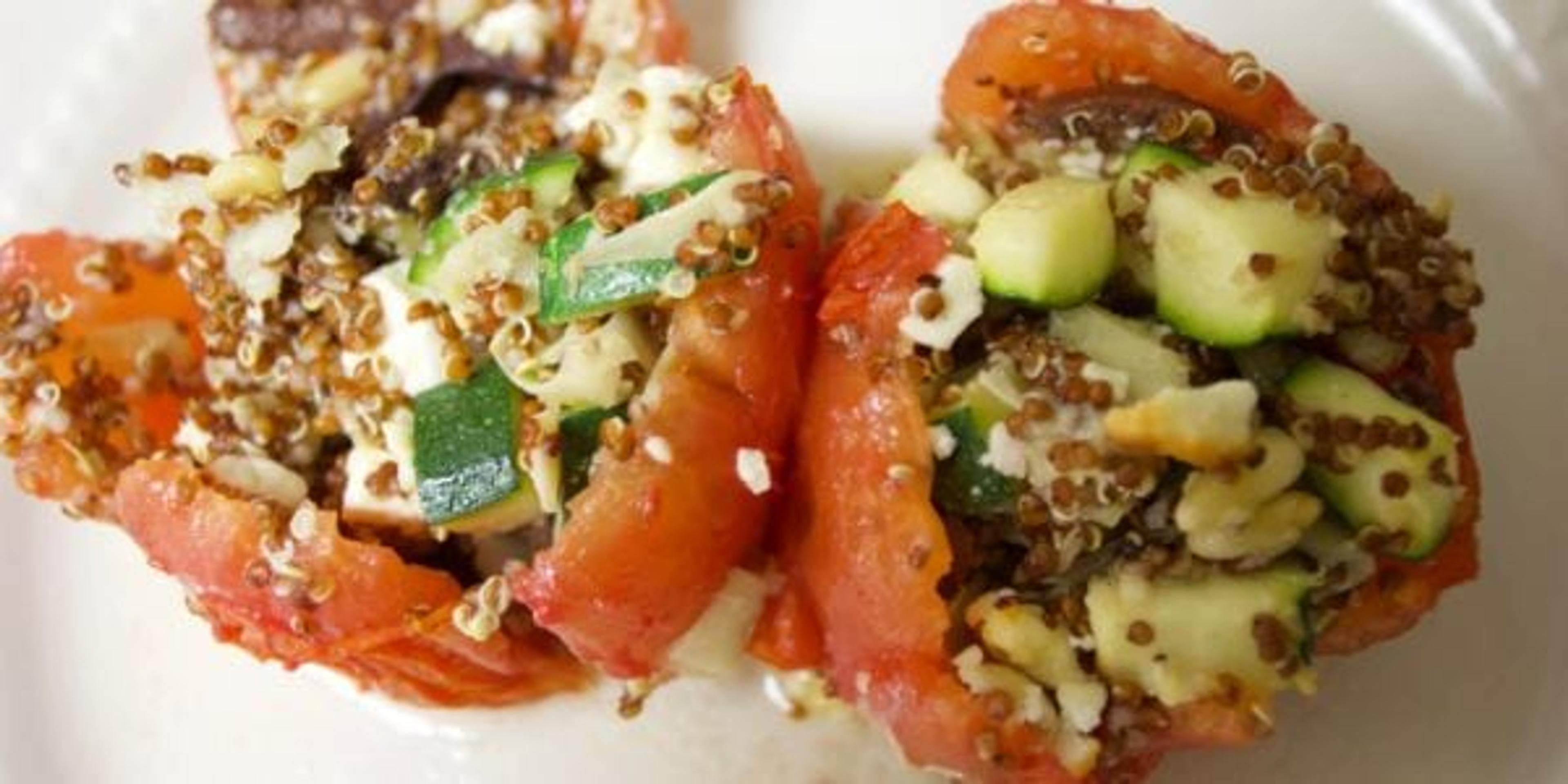 Mediterranean Stuffed Tomatoes