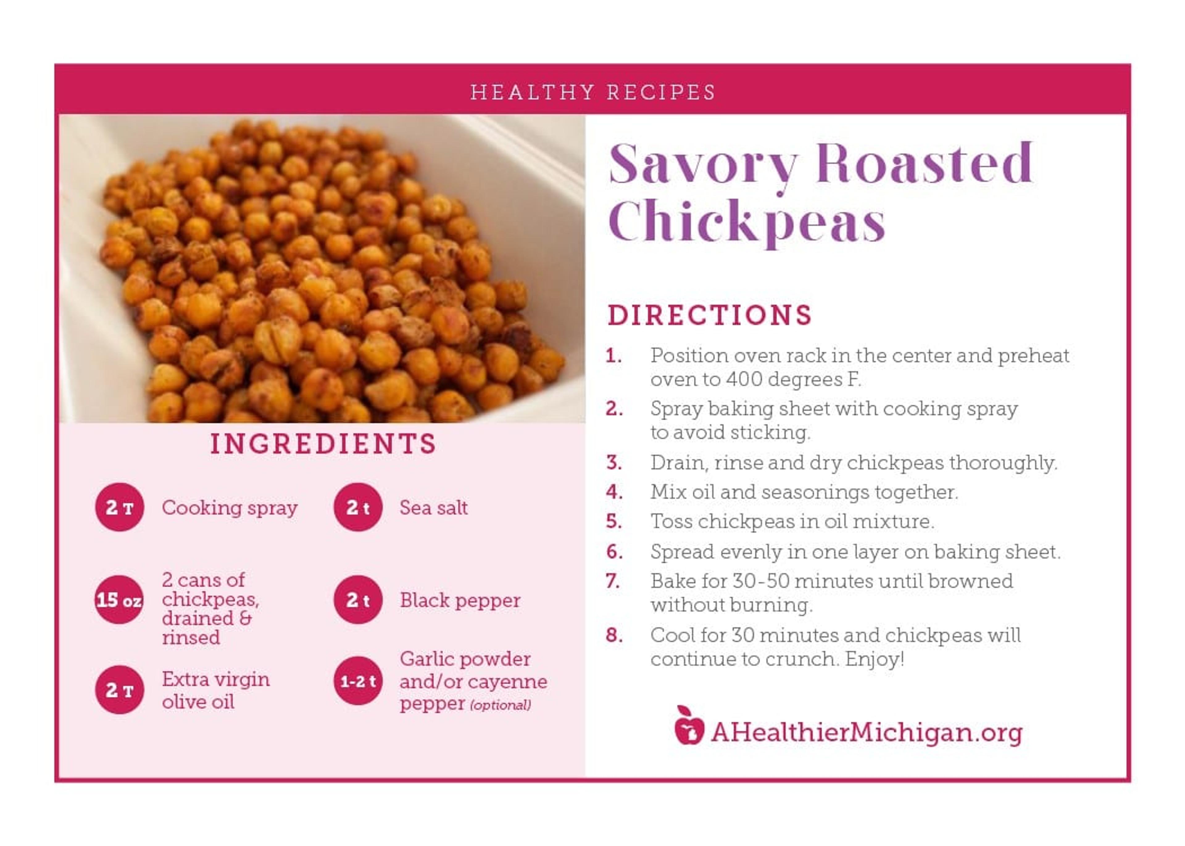 Savory Roasted Chickpeas